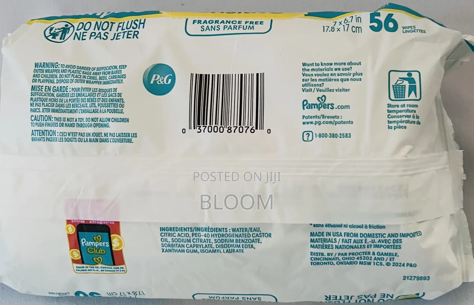 Pampers Sensitive Baby Wipes Keep Your Little One's Skin Clean, Soft,