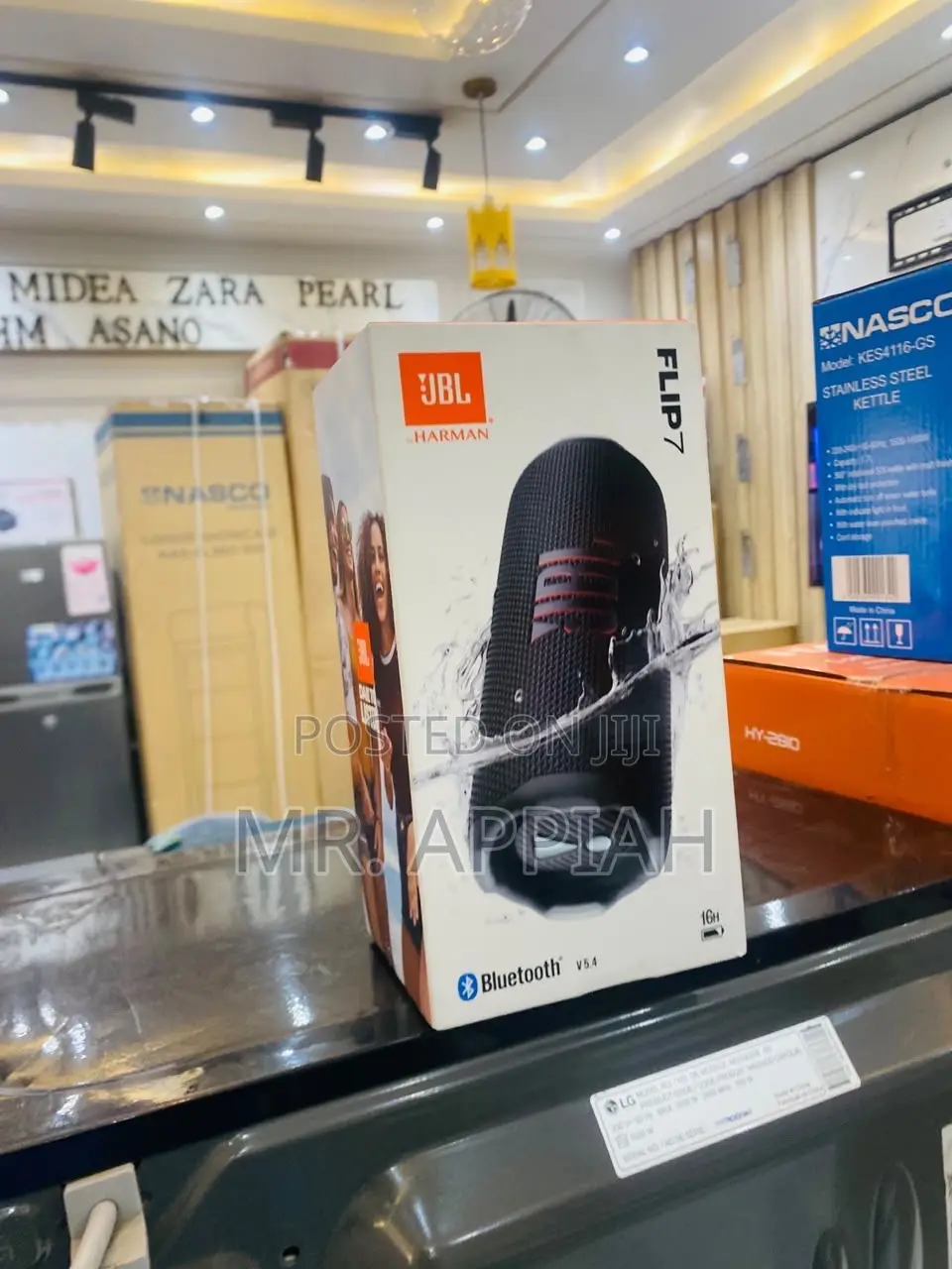 Order JBL Flip 7 Portable Bluetooth Speaker(Black)Wireless