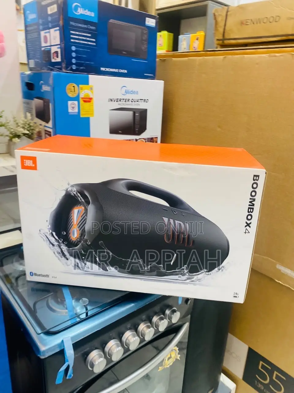 Order Durable JBL Boombox 4 Portable Bluetooth Speaker(Waterproof) 