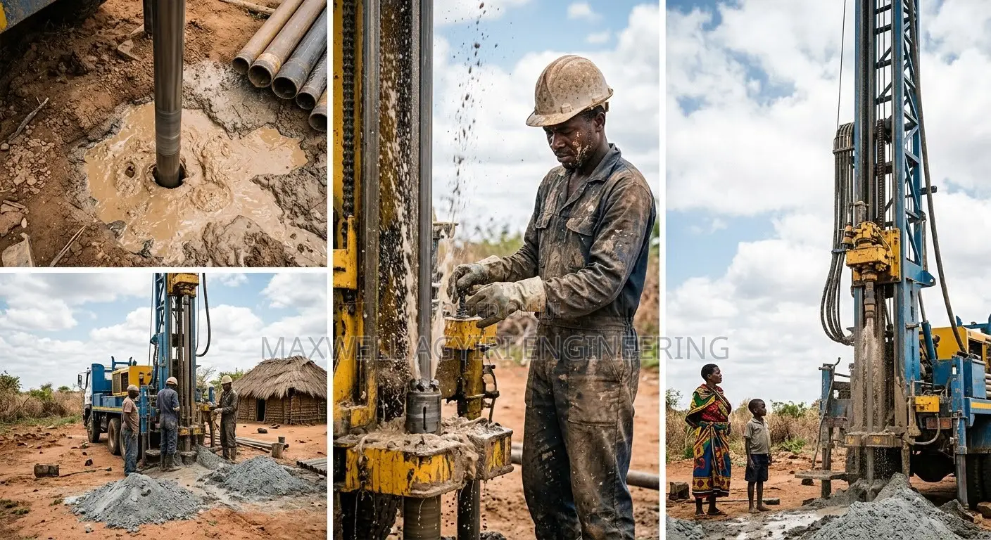 Community Borehole Drilling Masters in Swedru