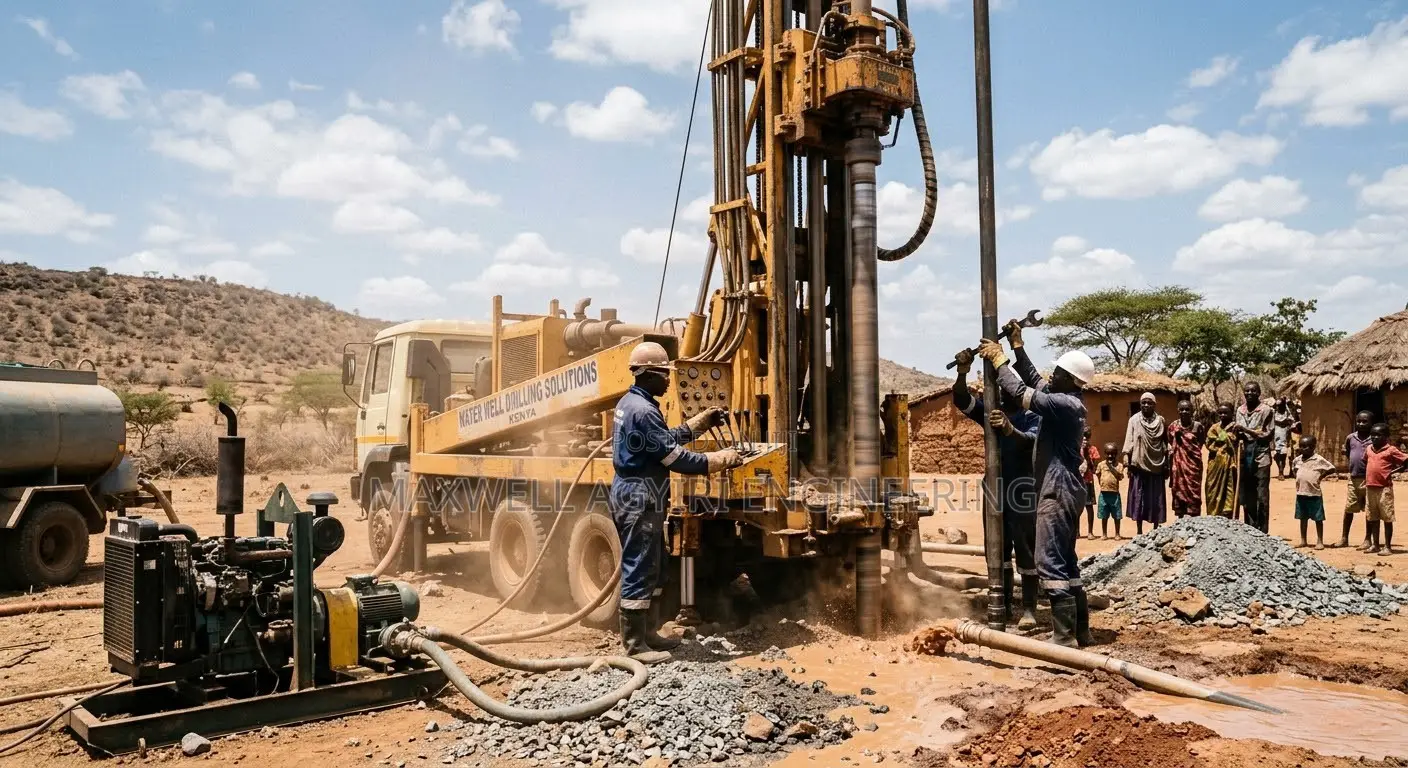 Community Borehole Drilling and Installation in Kasoa