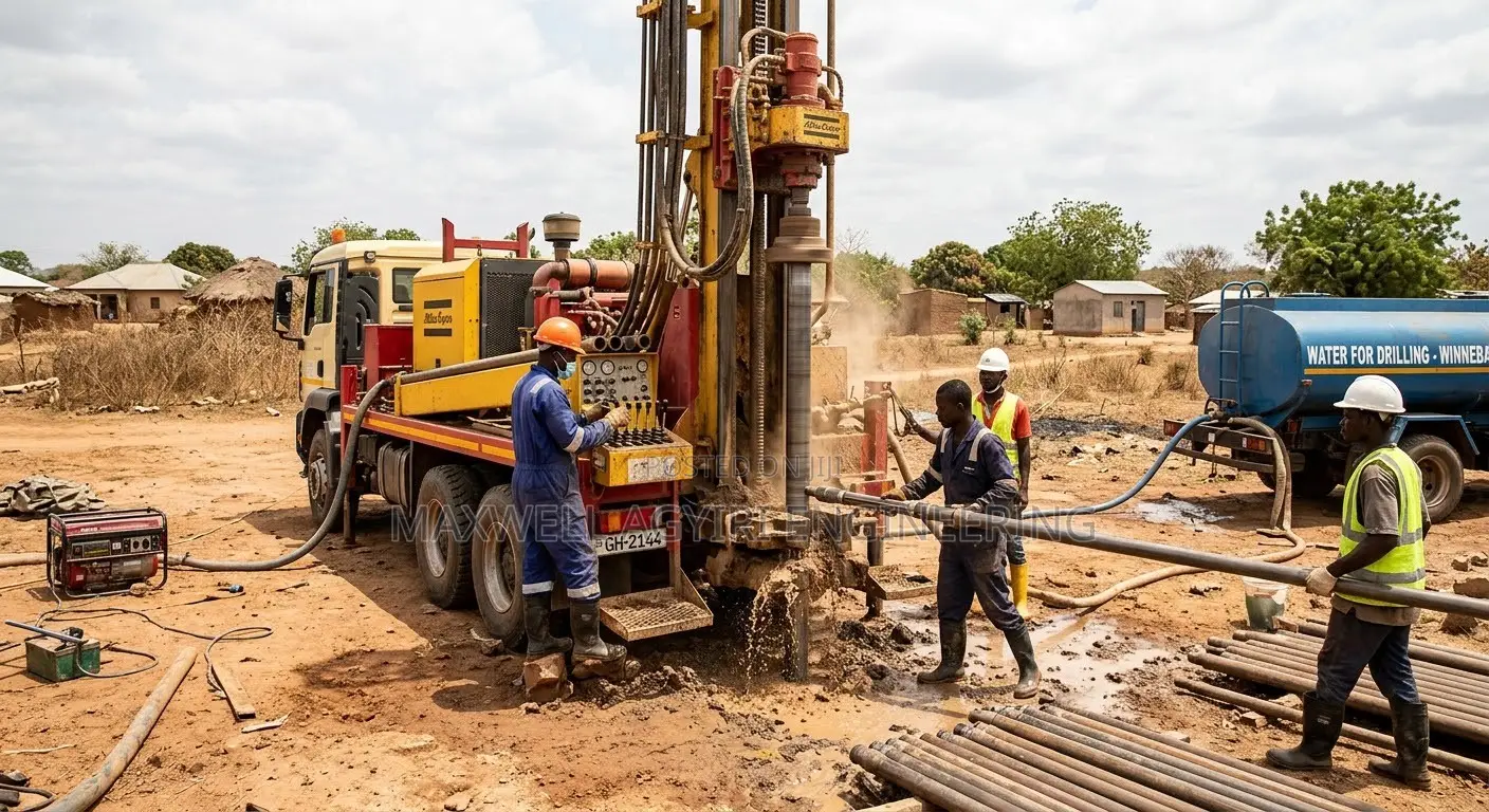 Community Borehole Drilling Masters in Winneba