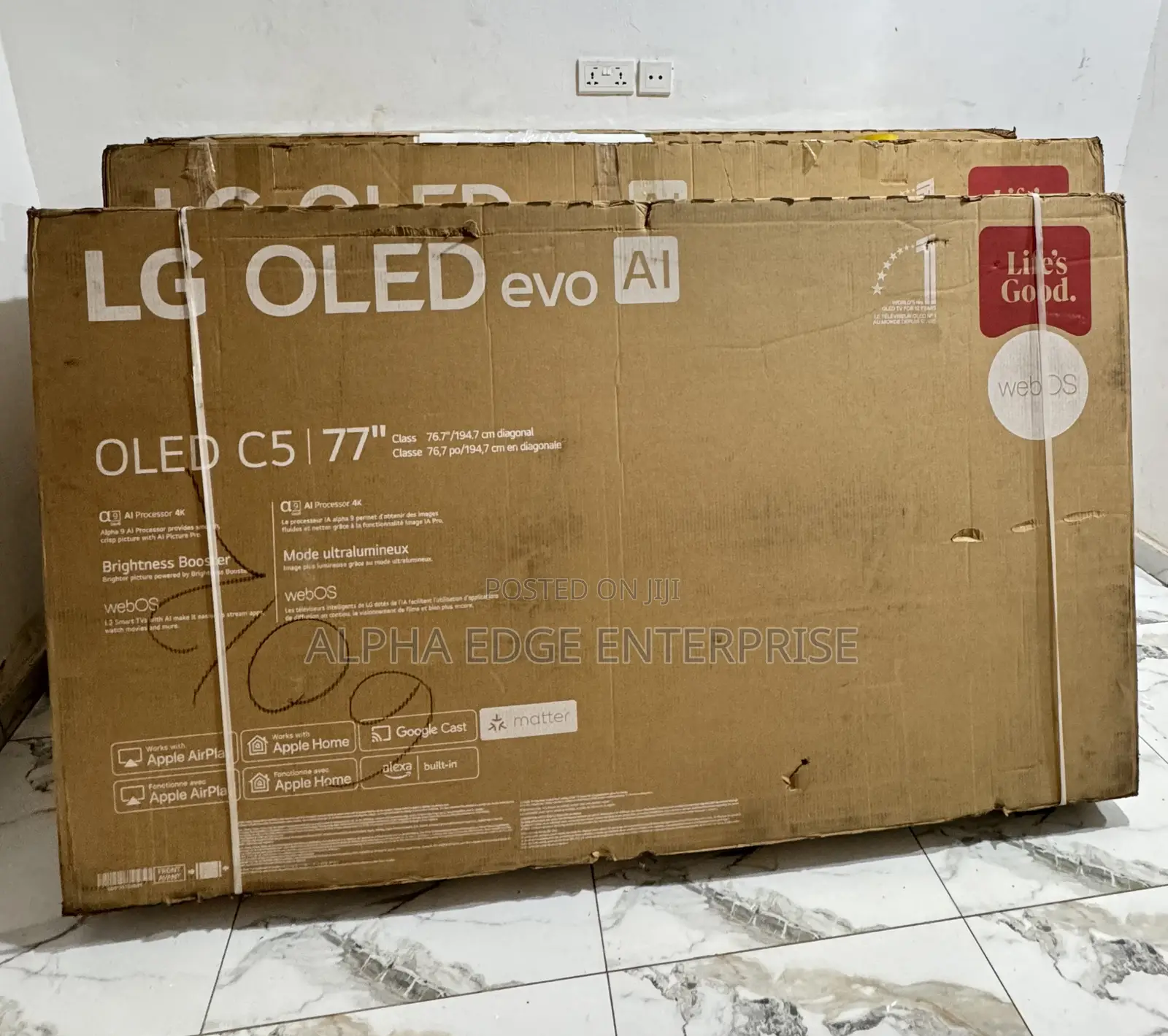 LG 77” C5 Oled Evo Ai Premium Oled