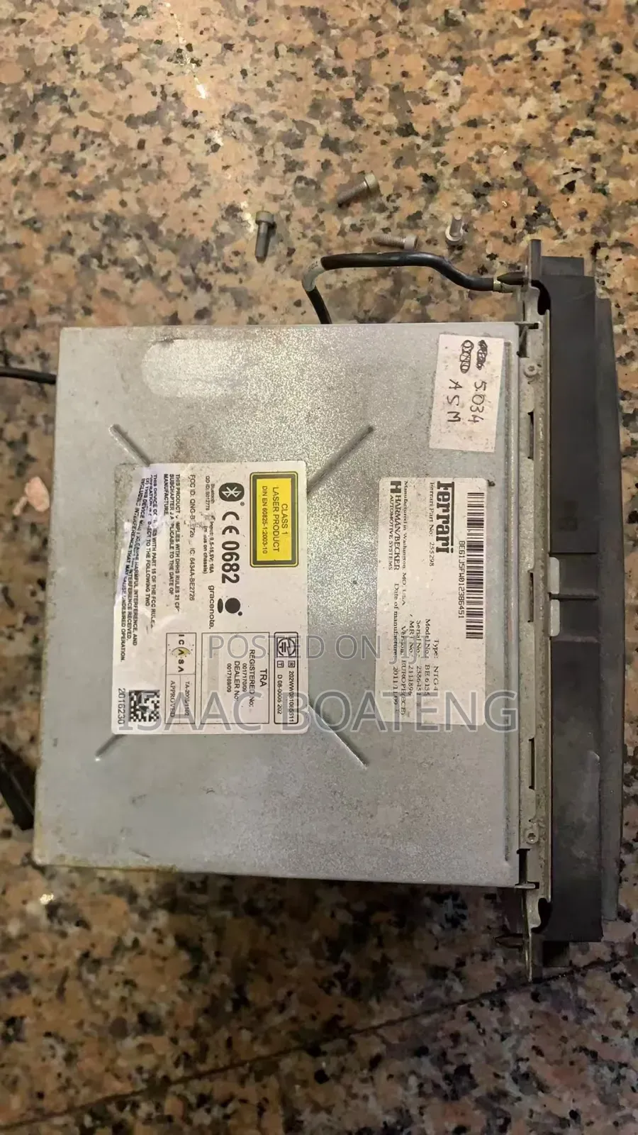 Ferrari 488 DVD Loader Radio