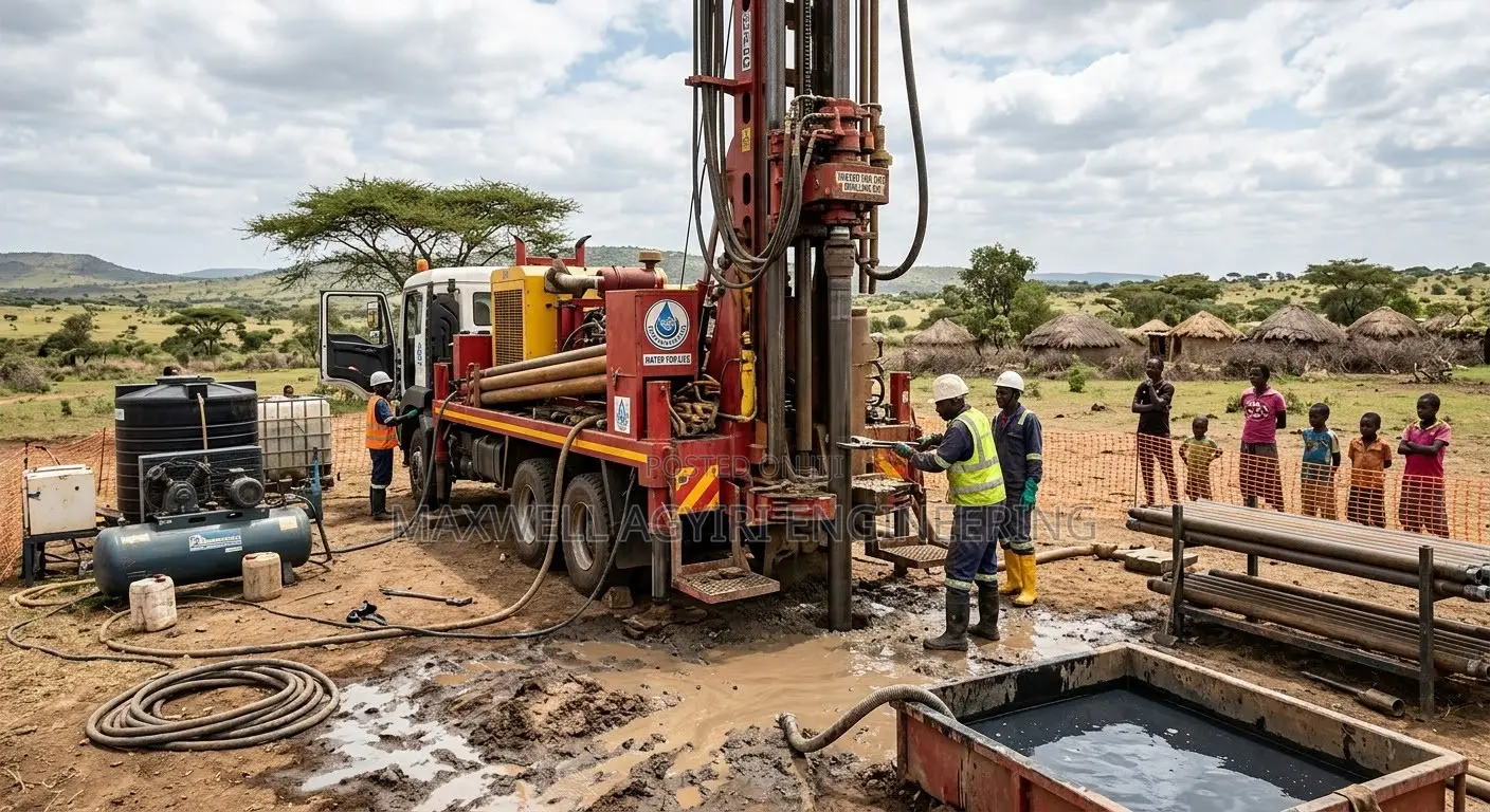 Community Borehole Drilling Masters in Diaso
