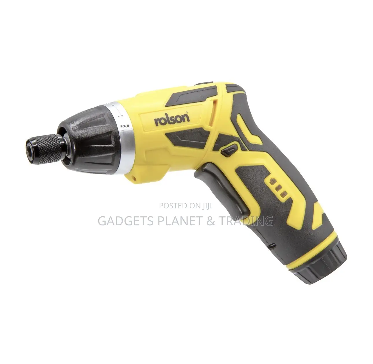 Rolson 3.6V Cordless Rechargeable Screwdriver Bits With Torch Light