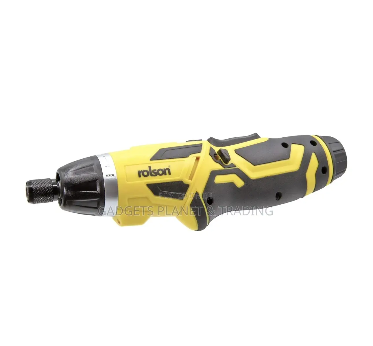 Rolson 3.6V Cordless Rechargeable Screwdriver Bits With Torch Light