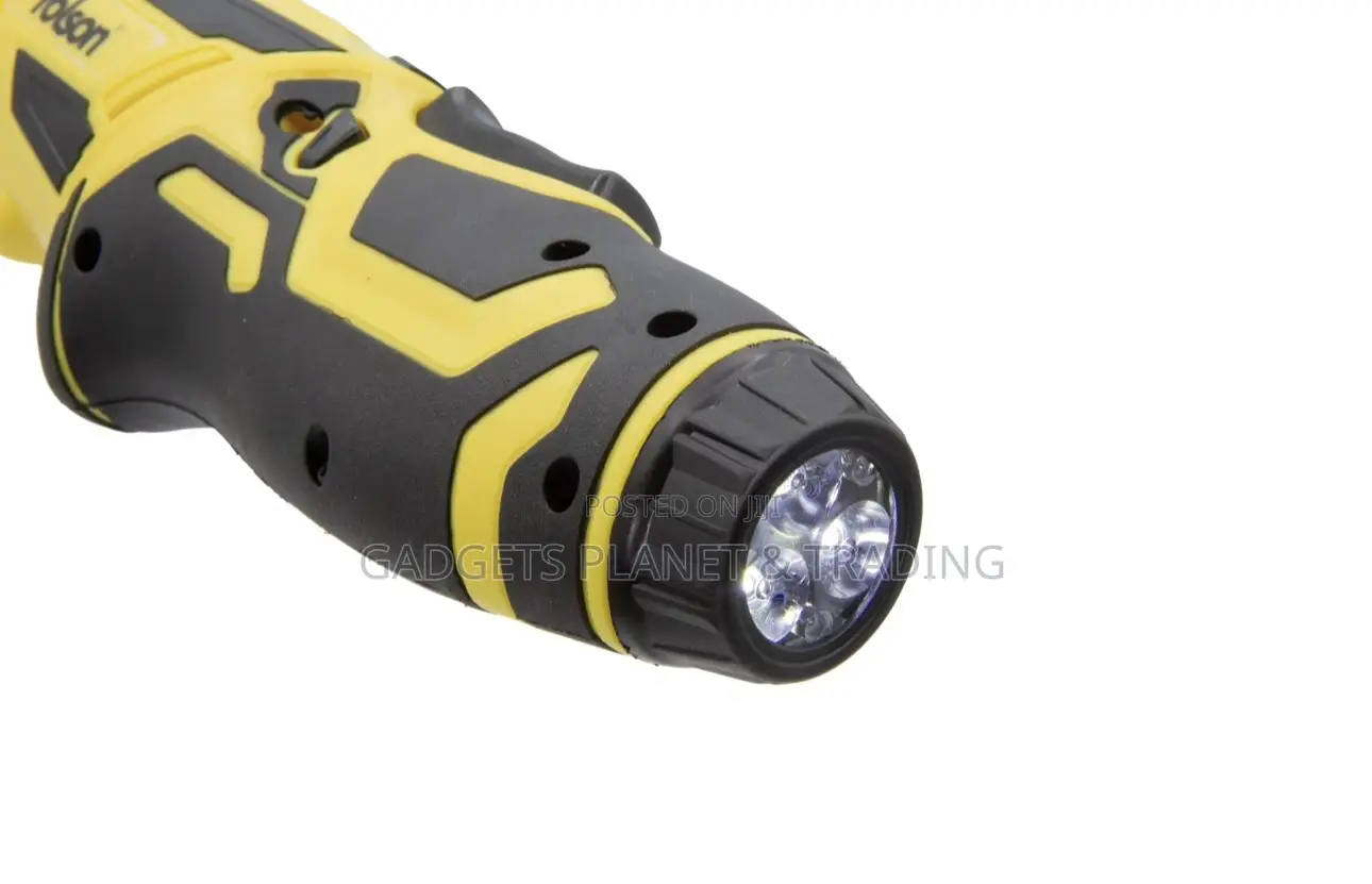 Rolson 3.6V Cordless Rechargeable Screwdriver Bits With Torch Light