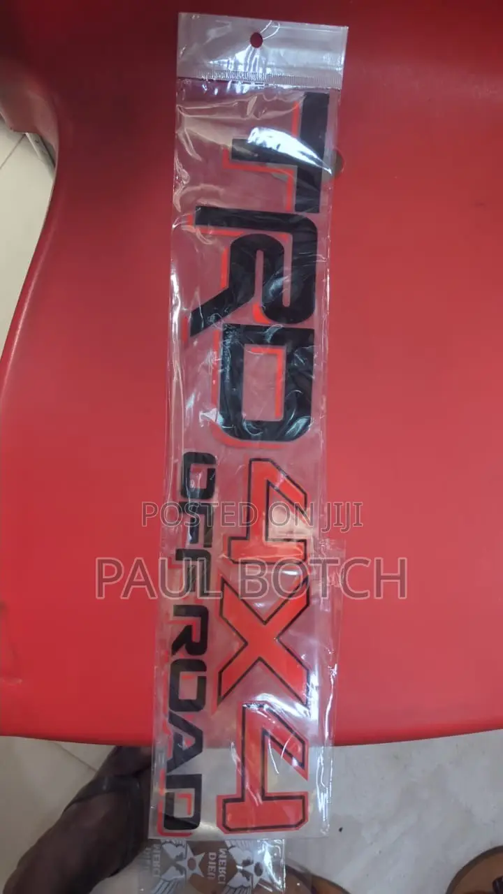 Toyota TRD 4x4 Off-Road Bedside Vinyl Decal Stickers(Pair)