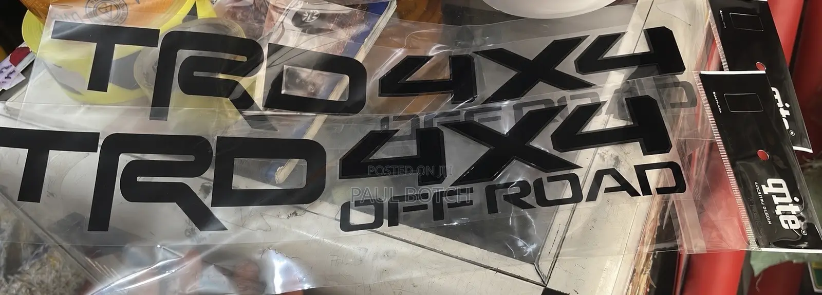 Toyota TRD 4x4 Off-Road Bedside Vinyl Decal Stickers(Pair)