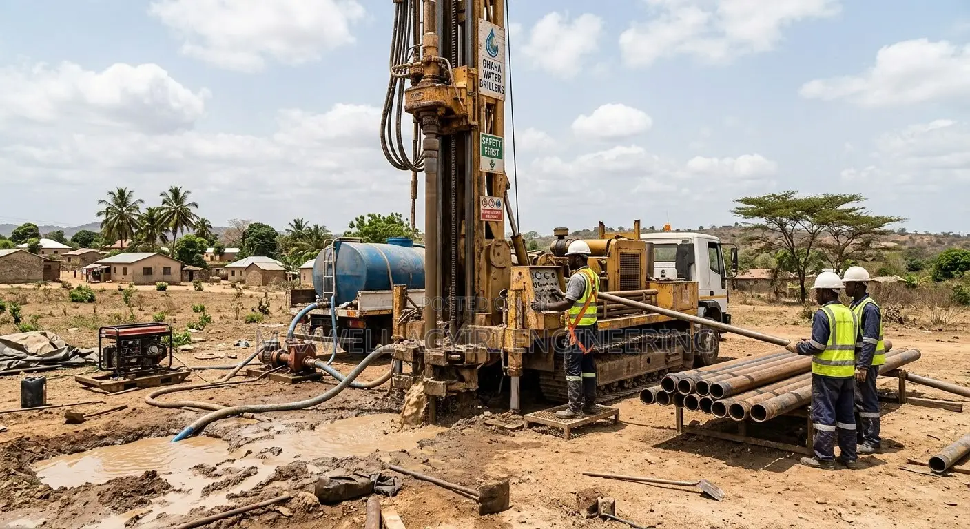 Community Borehole Drilling Masters in Asankrangua