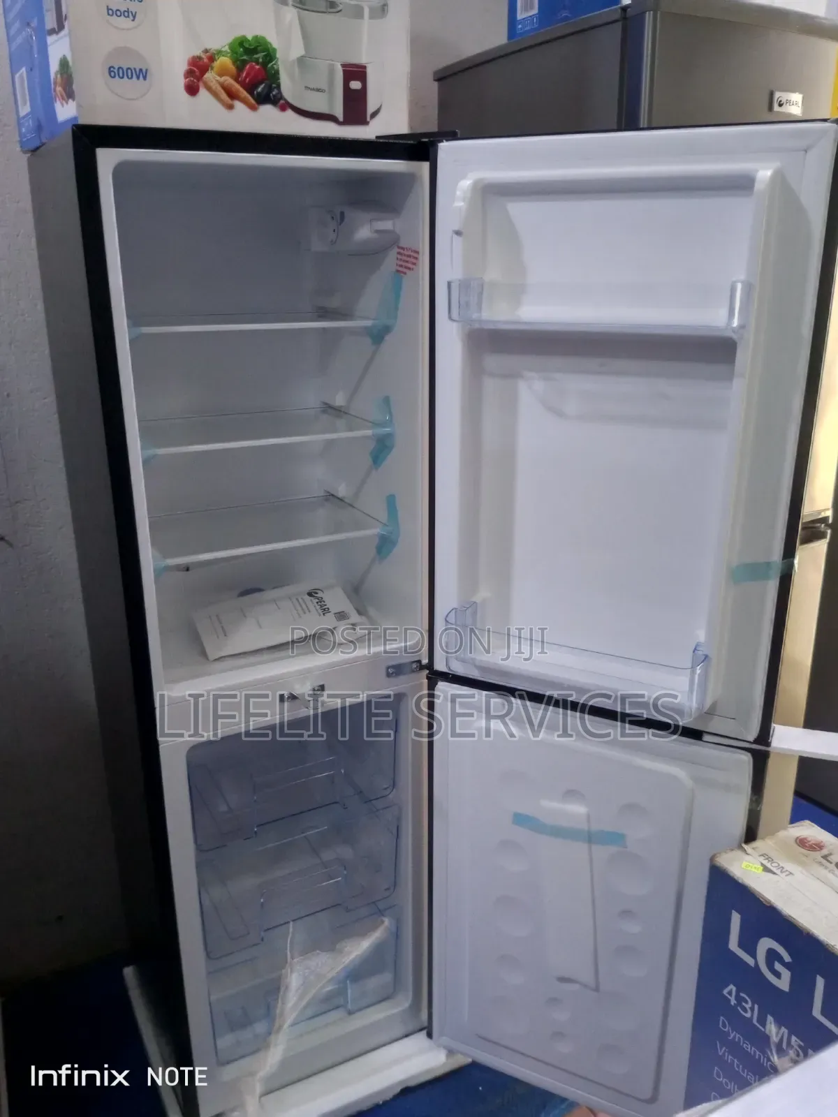 2 Doors Fridge Pearl - 102 Litre