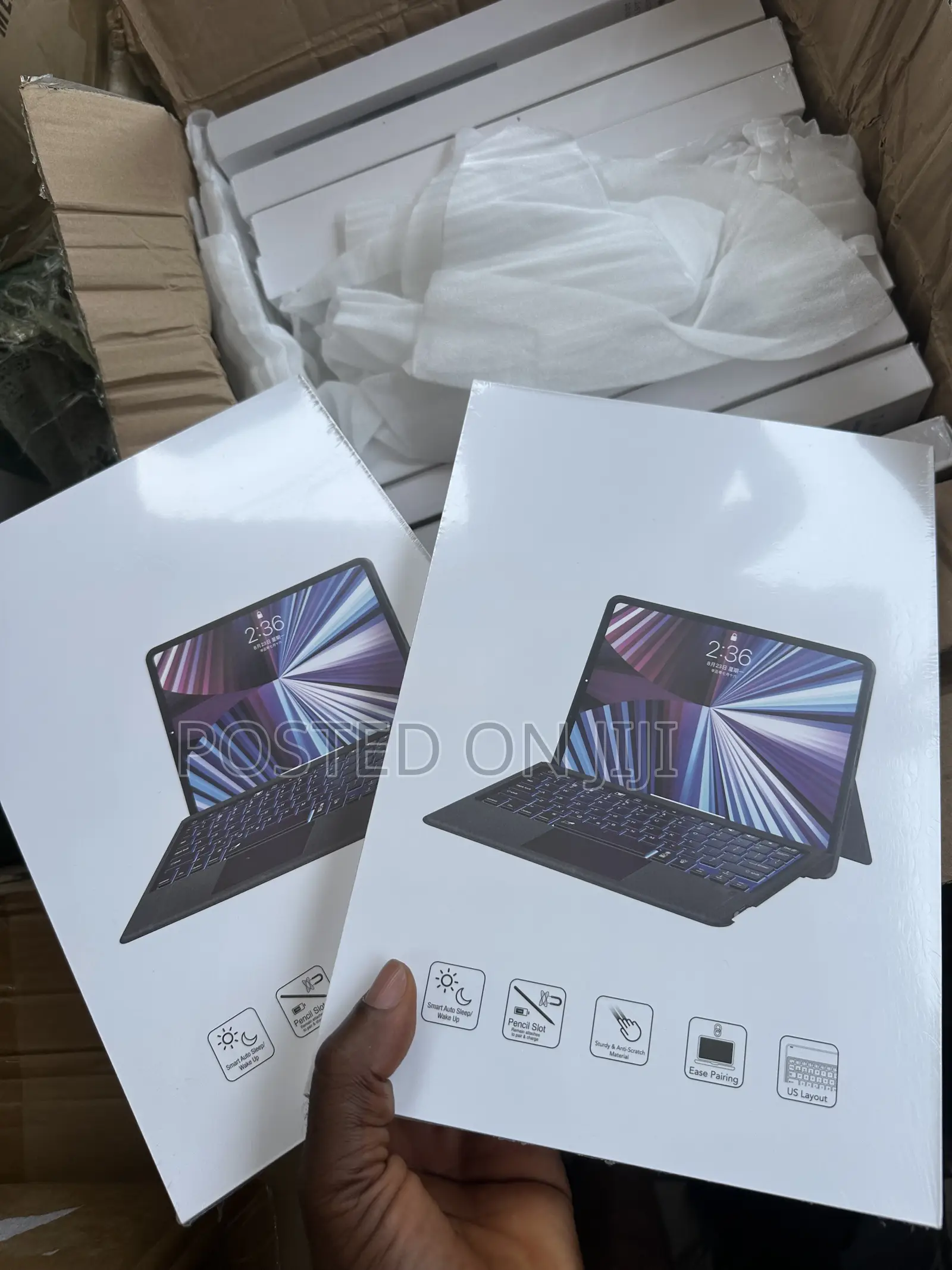 Tab S8/S9/S10ultra /S11ultra Magnet Keyboard Case With Trackpad Light