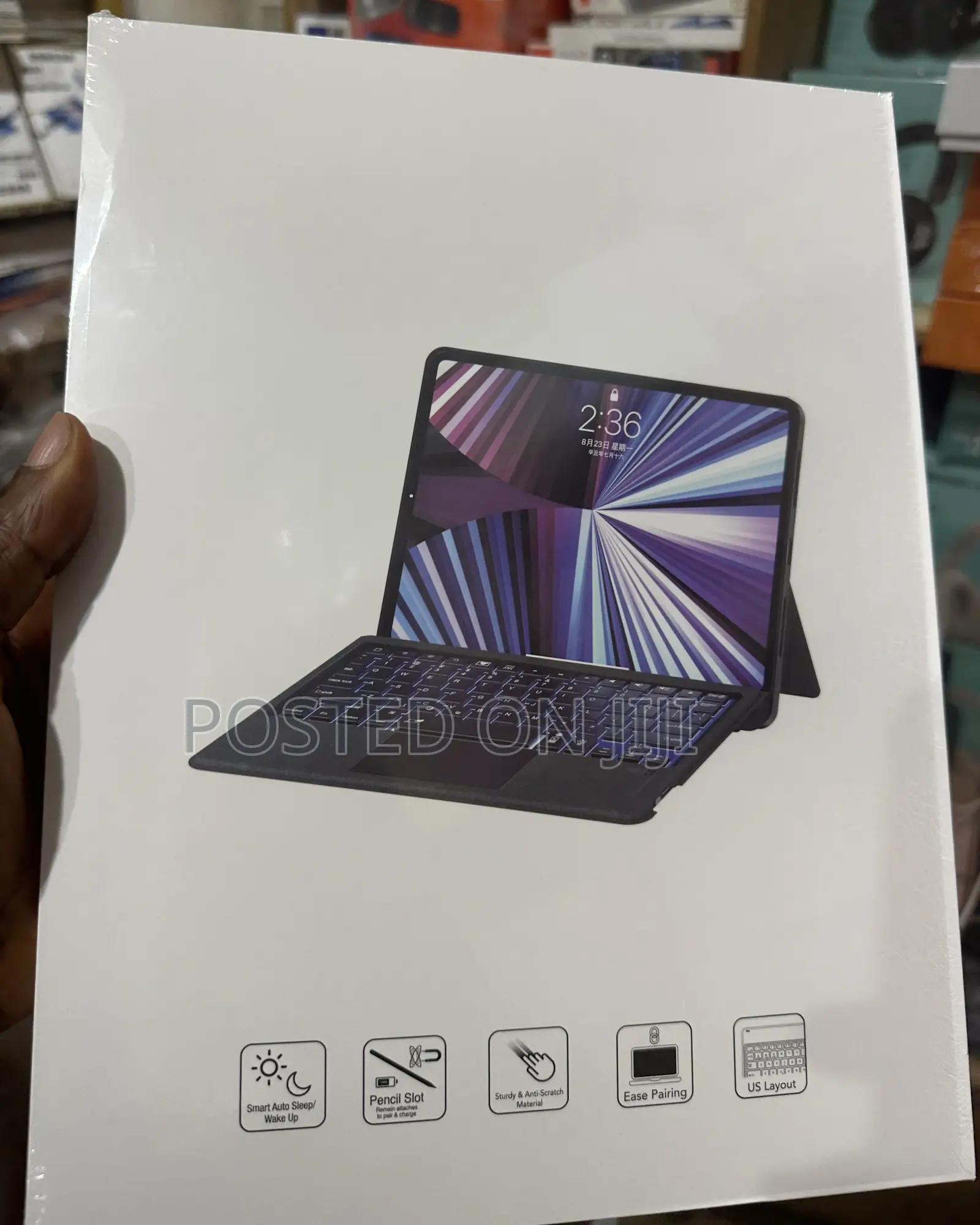 Tab S8/S9/S10ultra /S11ultra Magnet Keyboard Case With Trackpad Light