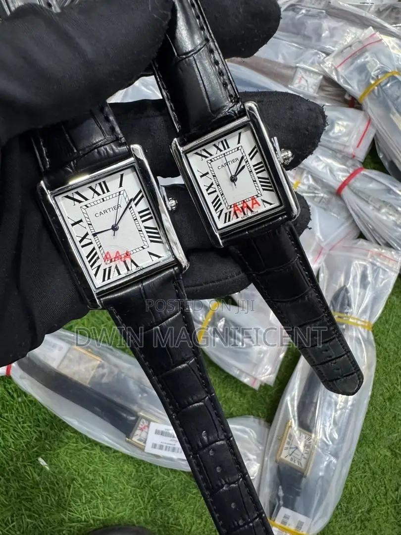 Cartier Tank-Style Wristwatches