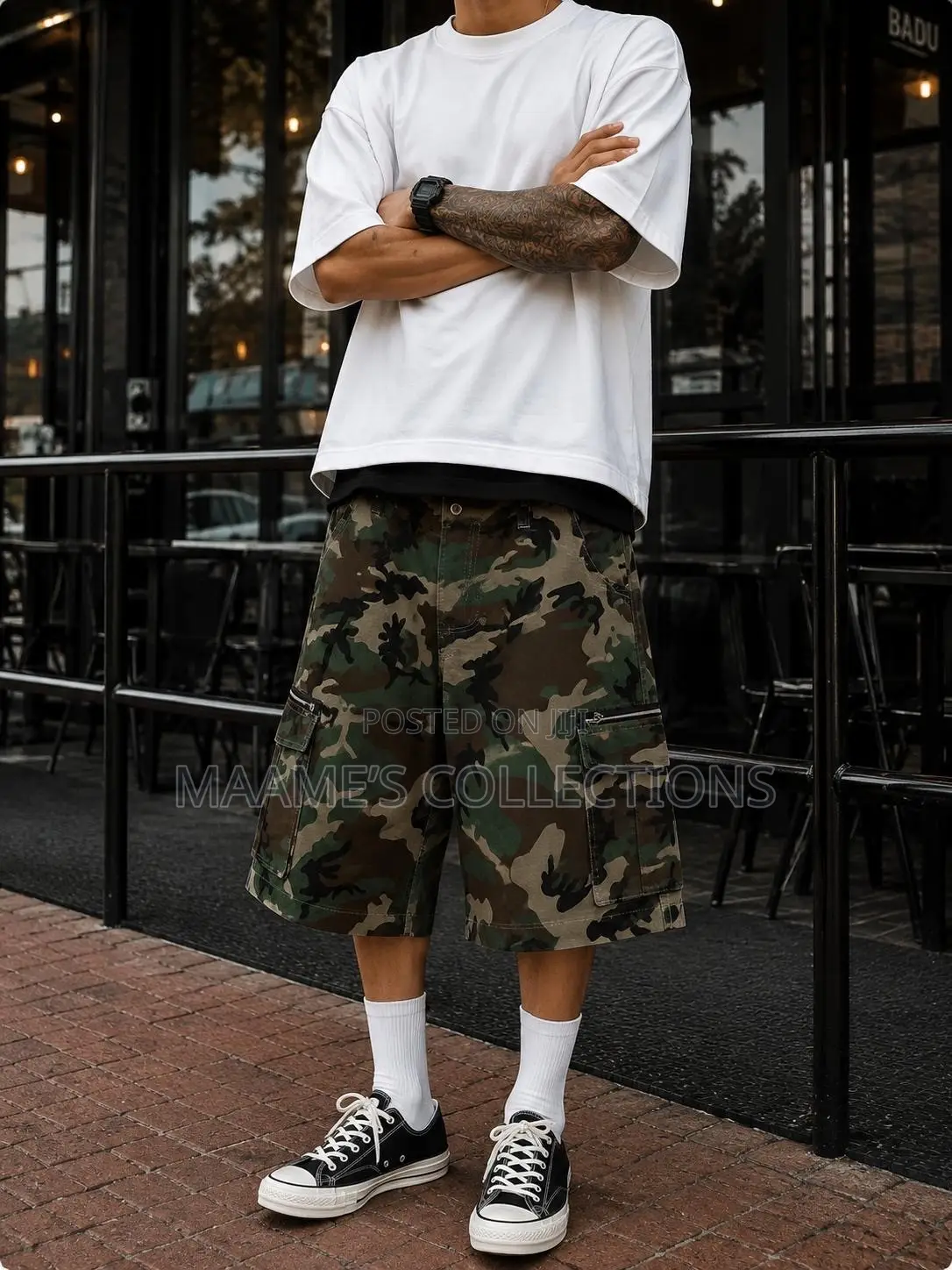 Men’s Cargo Camo Shorts – Cool Street Style
