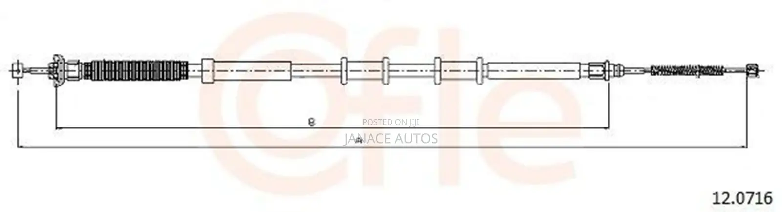 Fiat Punto, Grande Punto Handbrake Cable