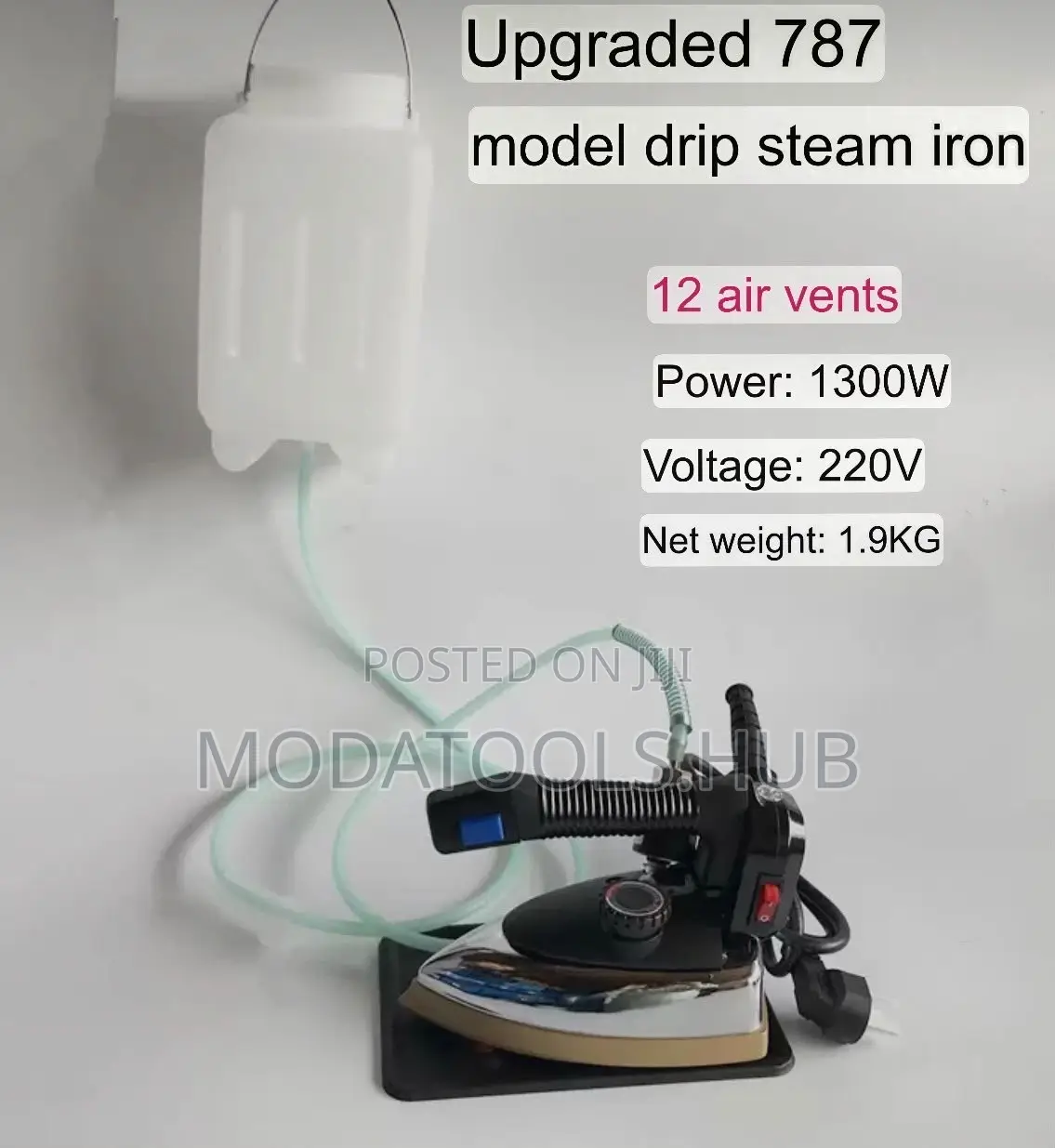 Gravity Industrial Steam Iron