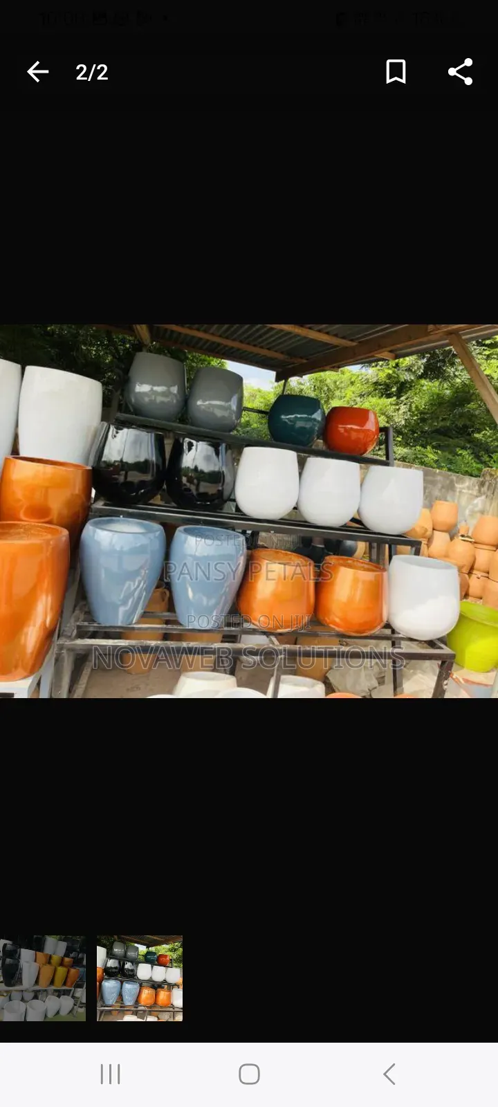 Cement Decorative Flower Pots