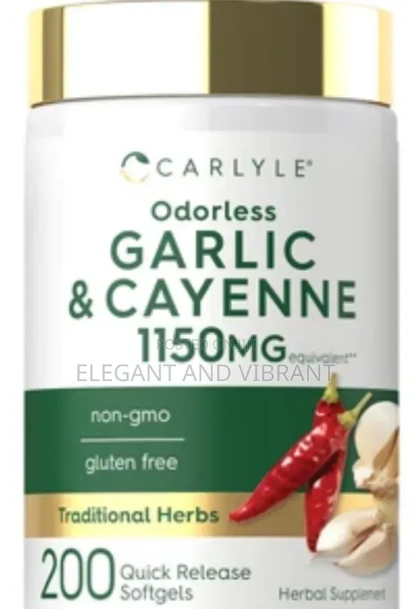 Garlic and Cayenne Pepper Combo Complex 1150mg