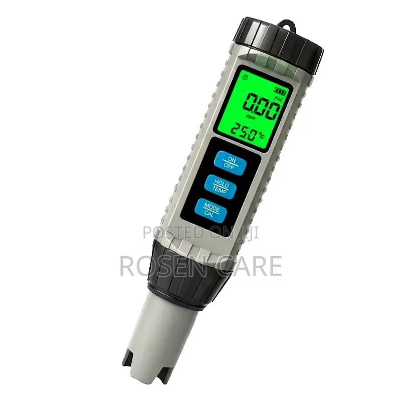 8-in-1 pH, EC, TDS, Salinity, Chlorine, ORP, S.G, Temp, Water Tester