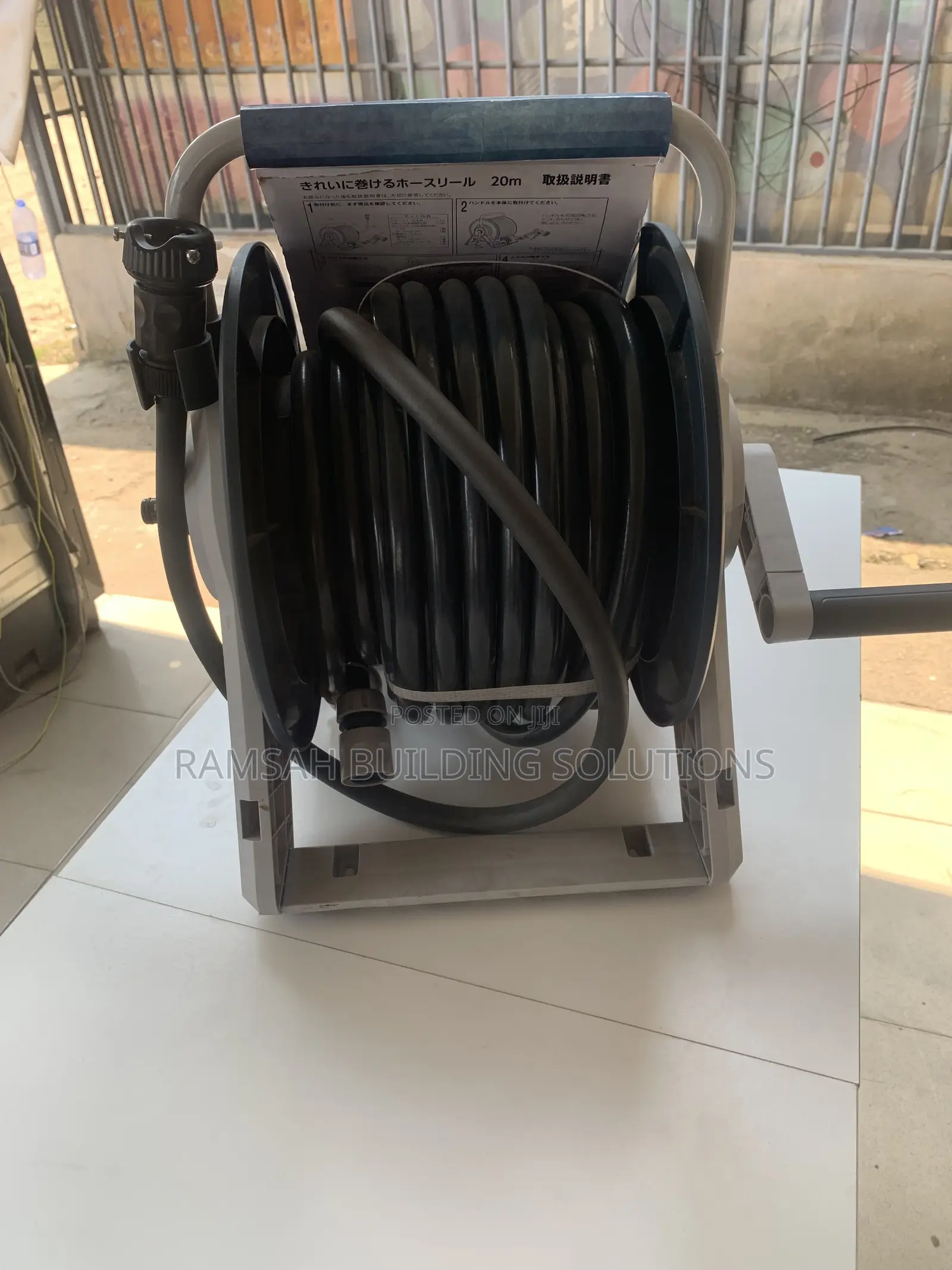 Cruza​rd Heavy Duty Garden Hose Reel With Spray Gun – Complete Set