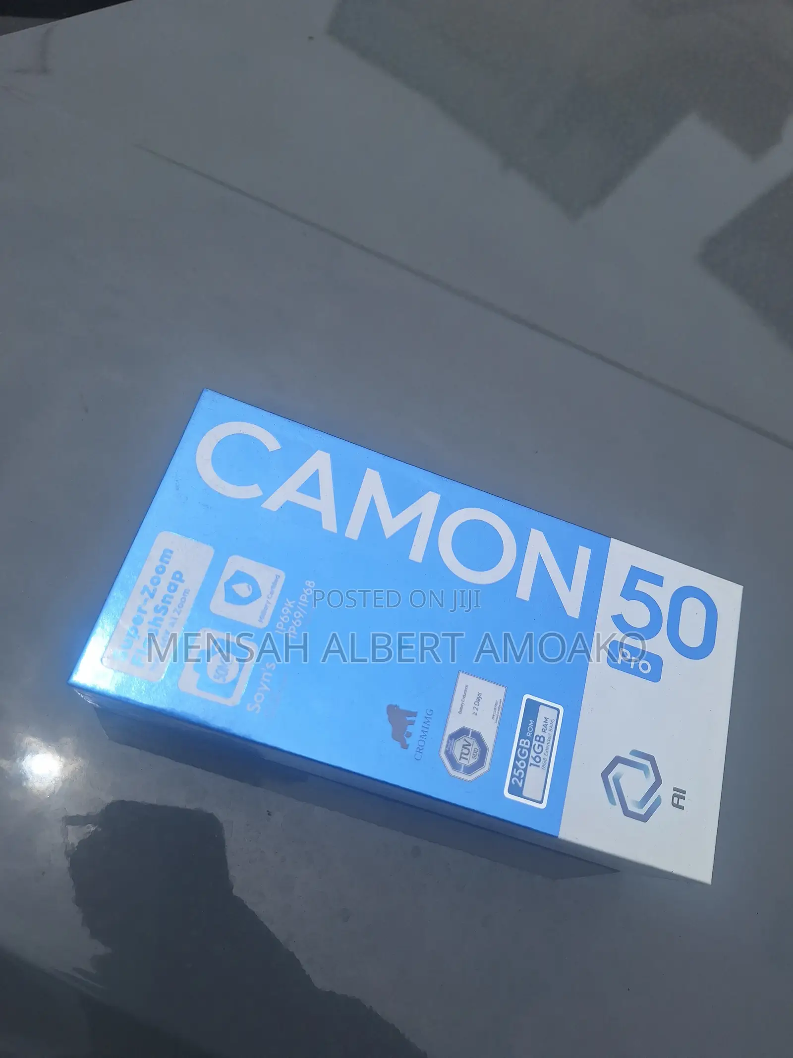 New Tecno Camon 50 Pro 256 GB Black