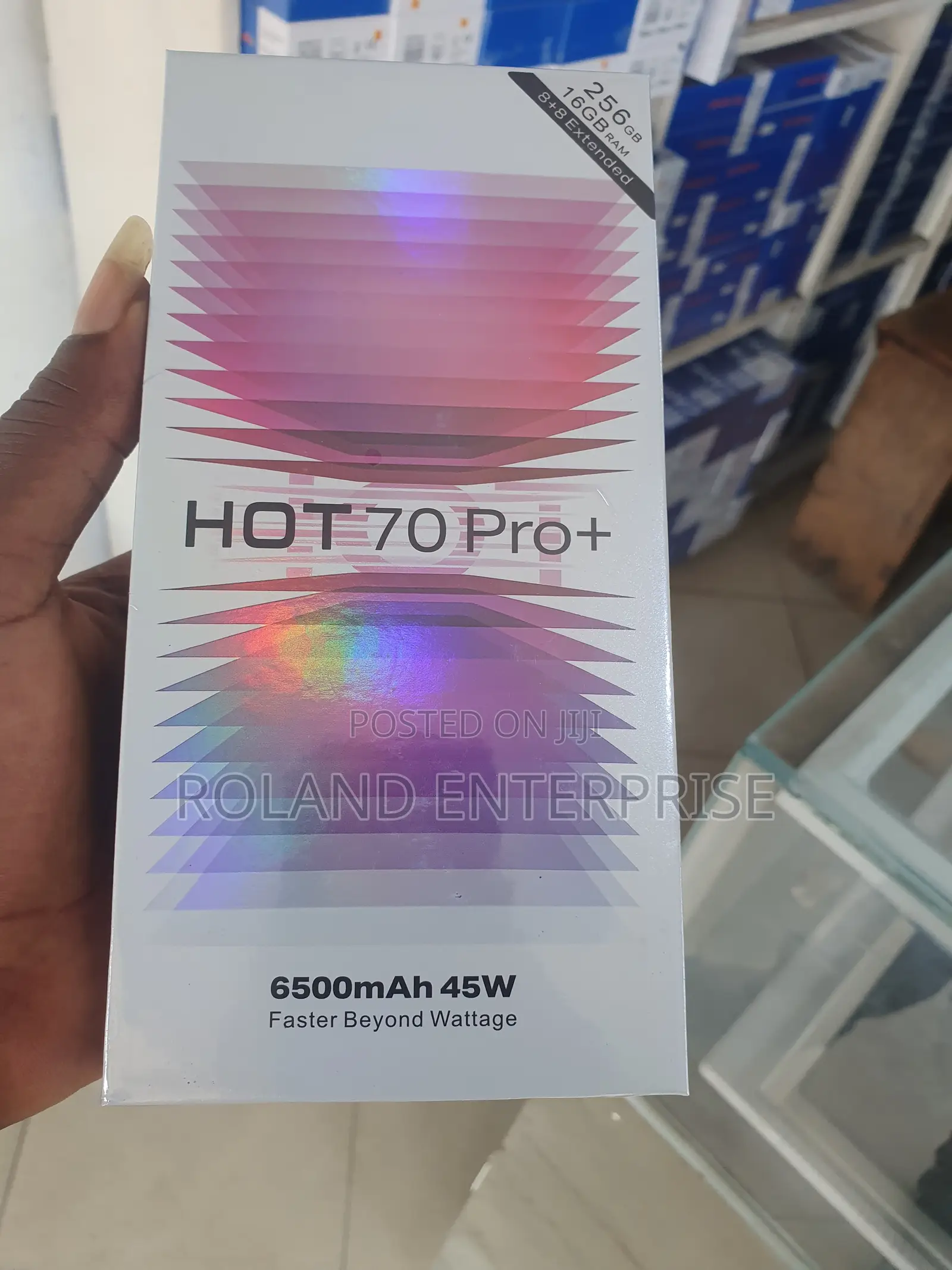 New Infinix Hot 70 Pro 5G+ 256 GB Black
