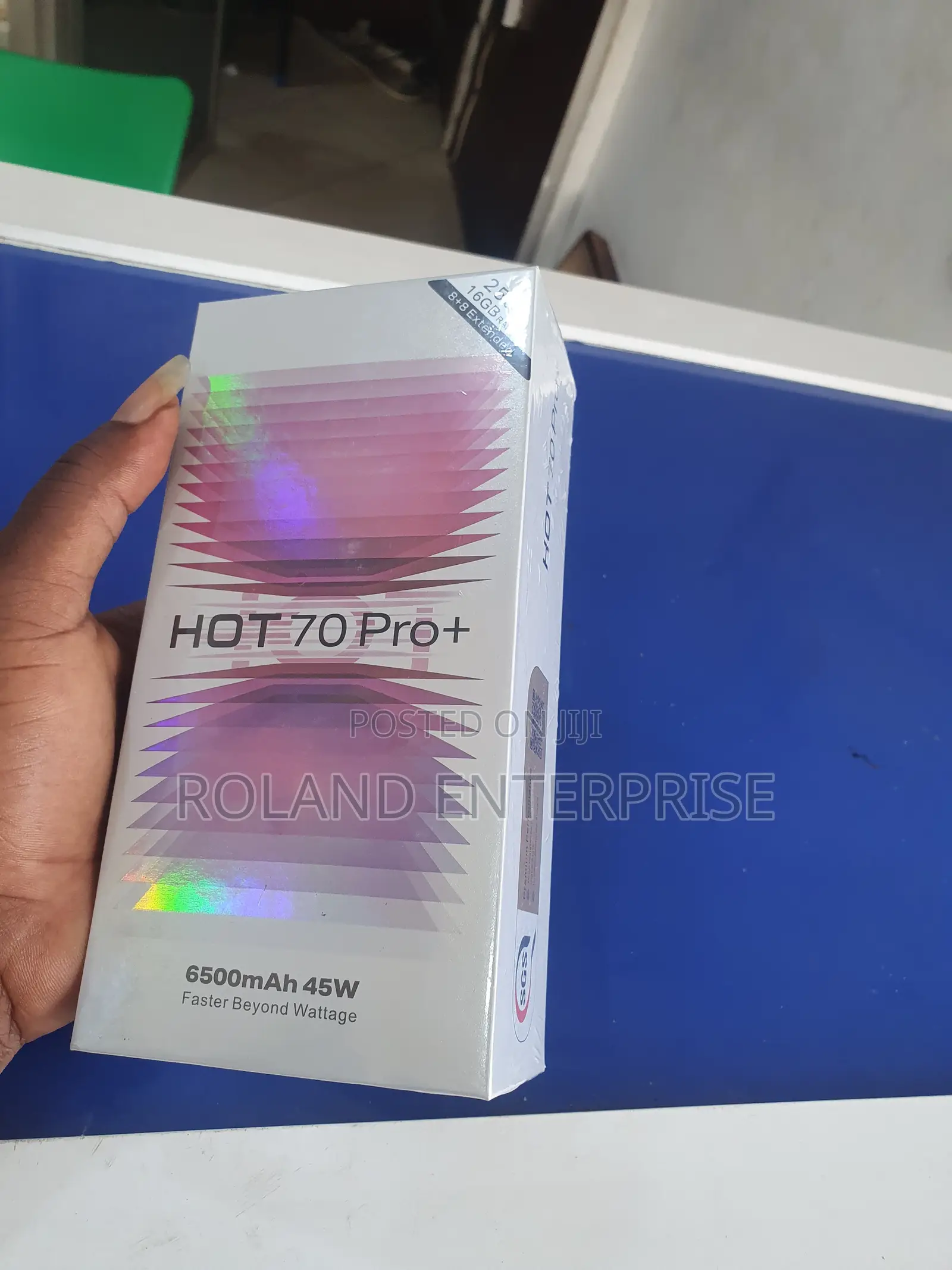 New Infinix Hot 70 Pro 5G+ 256 GB Black