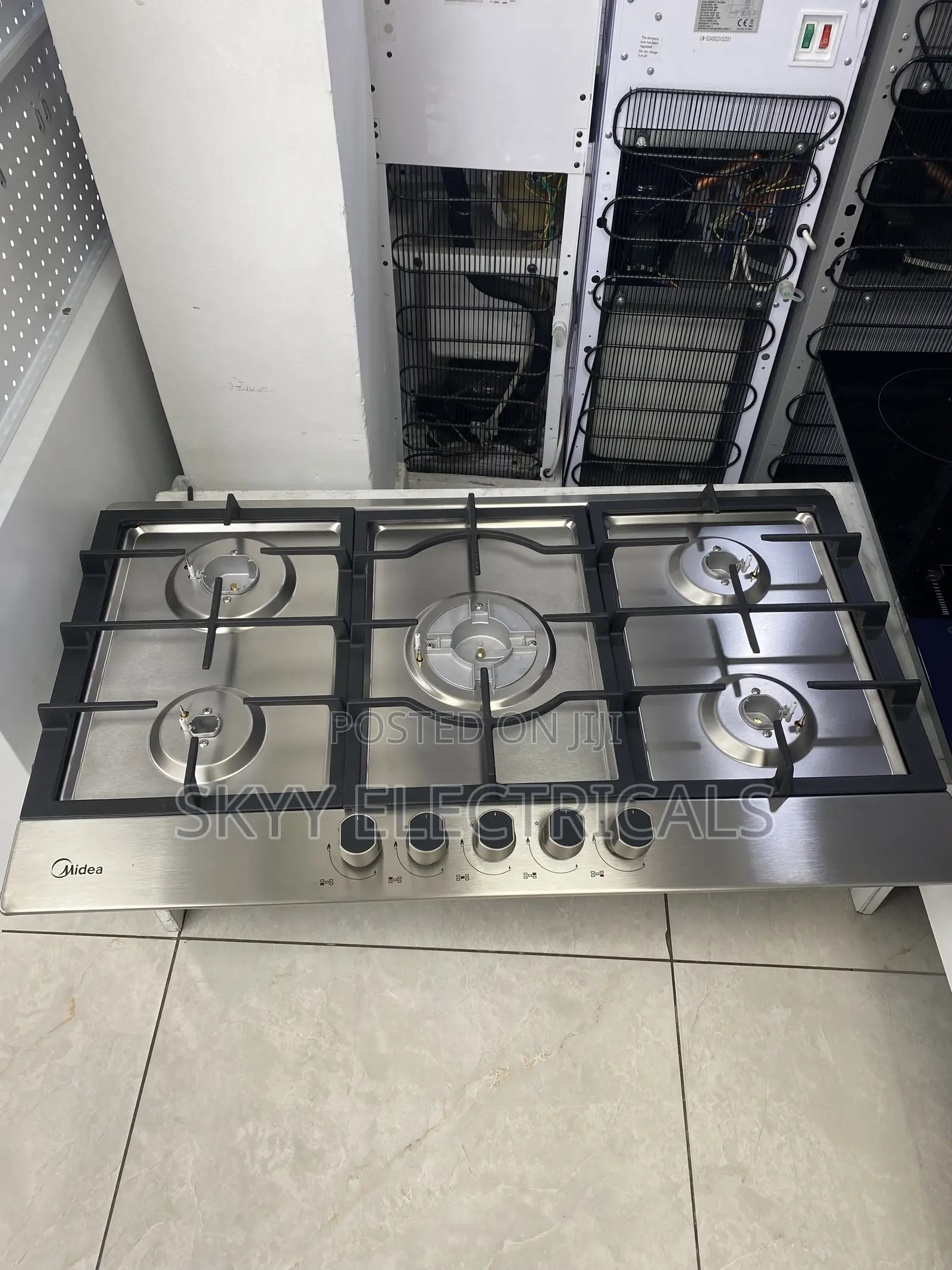 Midea 5-Burner Built in Gas Hob -90g50me