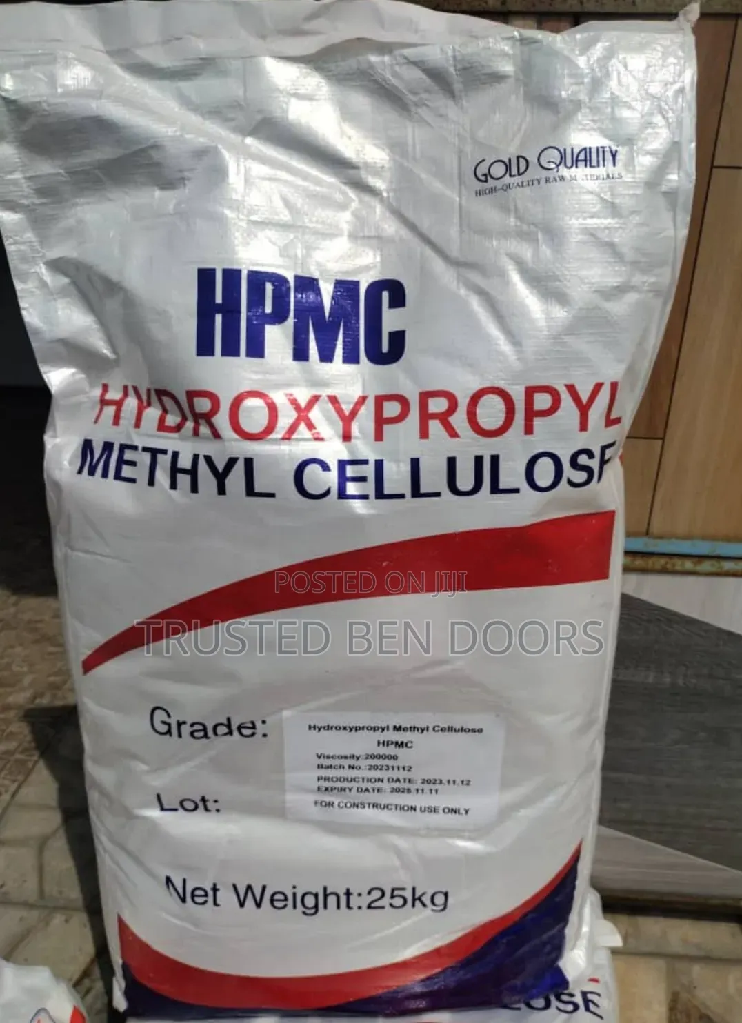 Quality Tile Chemical HPMC for Tiles and Making Soap (25kg)