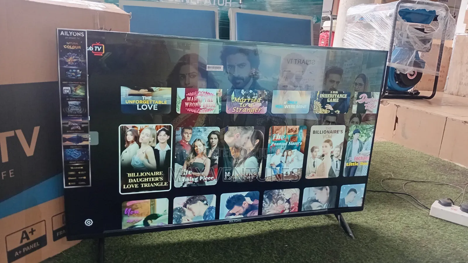 Ailyons 43" Smart TV – Stunning Picture, SmaFeatures Big 43inches