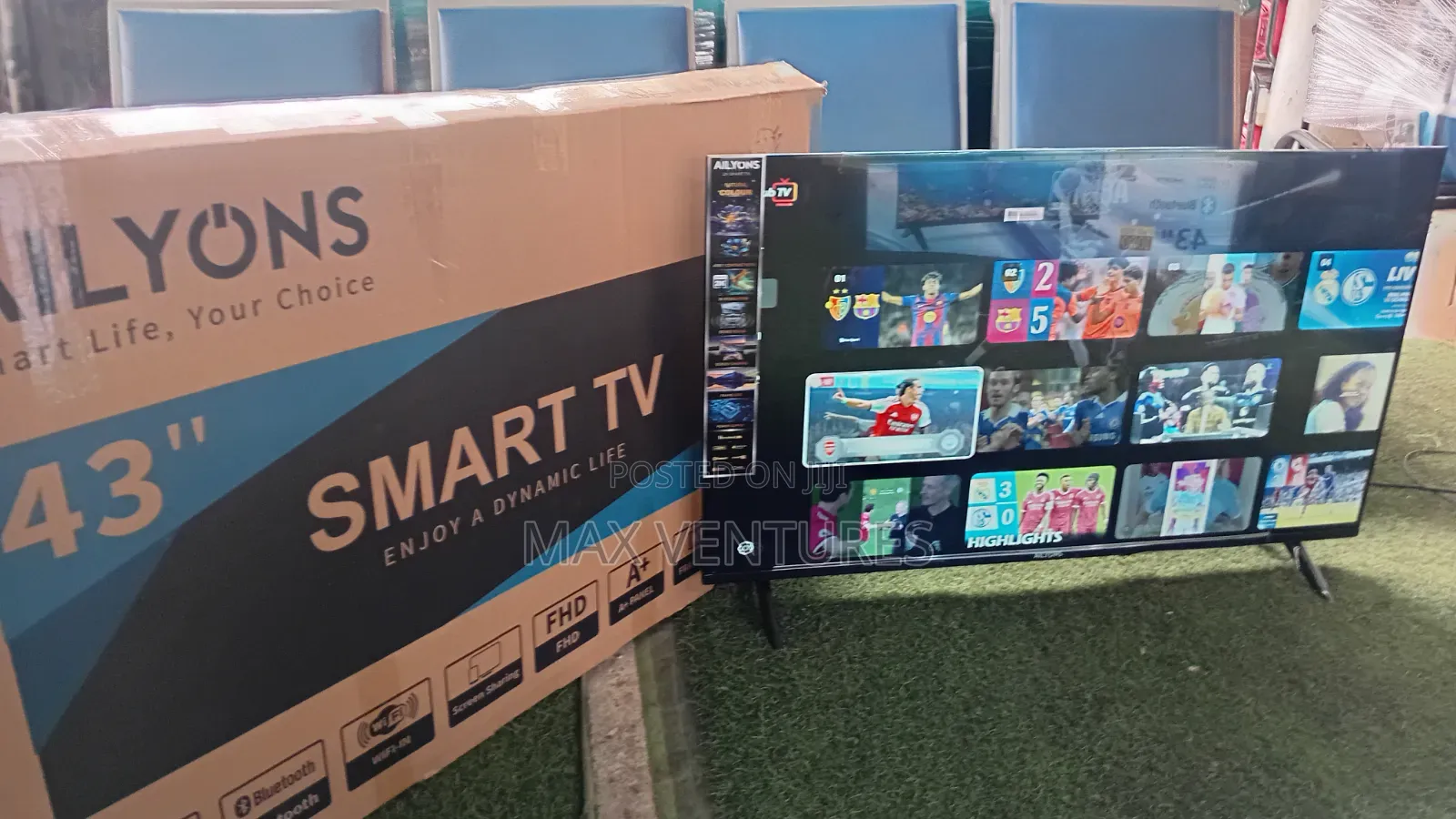 Ailyons 43" Smart TV – Enjoy Clear Images Unlimited 43inches
