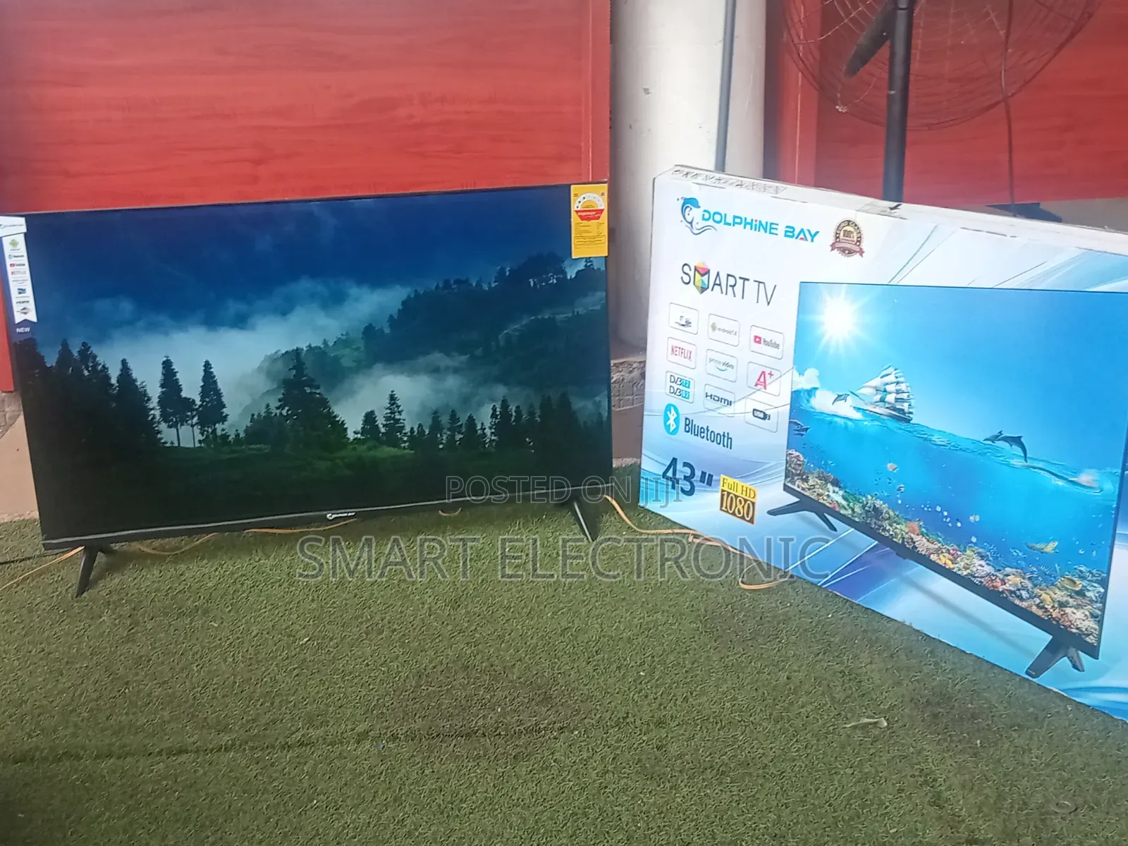 Dolphin Bay 43” Full HD Smart LED TV Stylish Design Entertainment