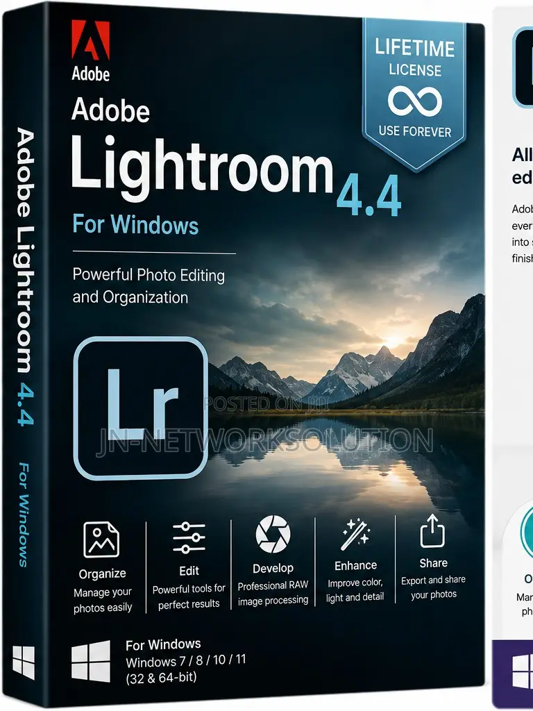 Adobe Lightroom 4.4 Windows (Lifetime)
