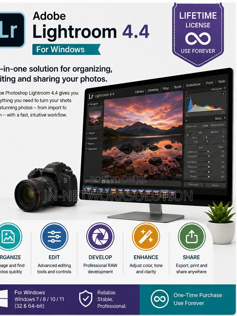 Adobe Lightroom 4.4 Windows (Lifetime)