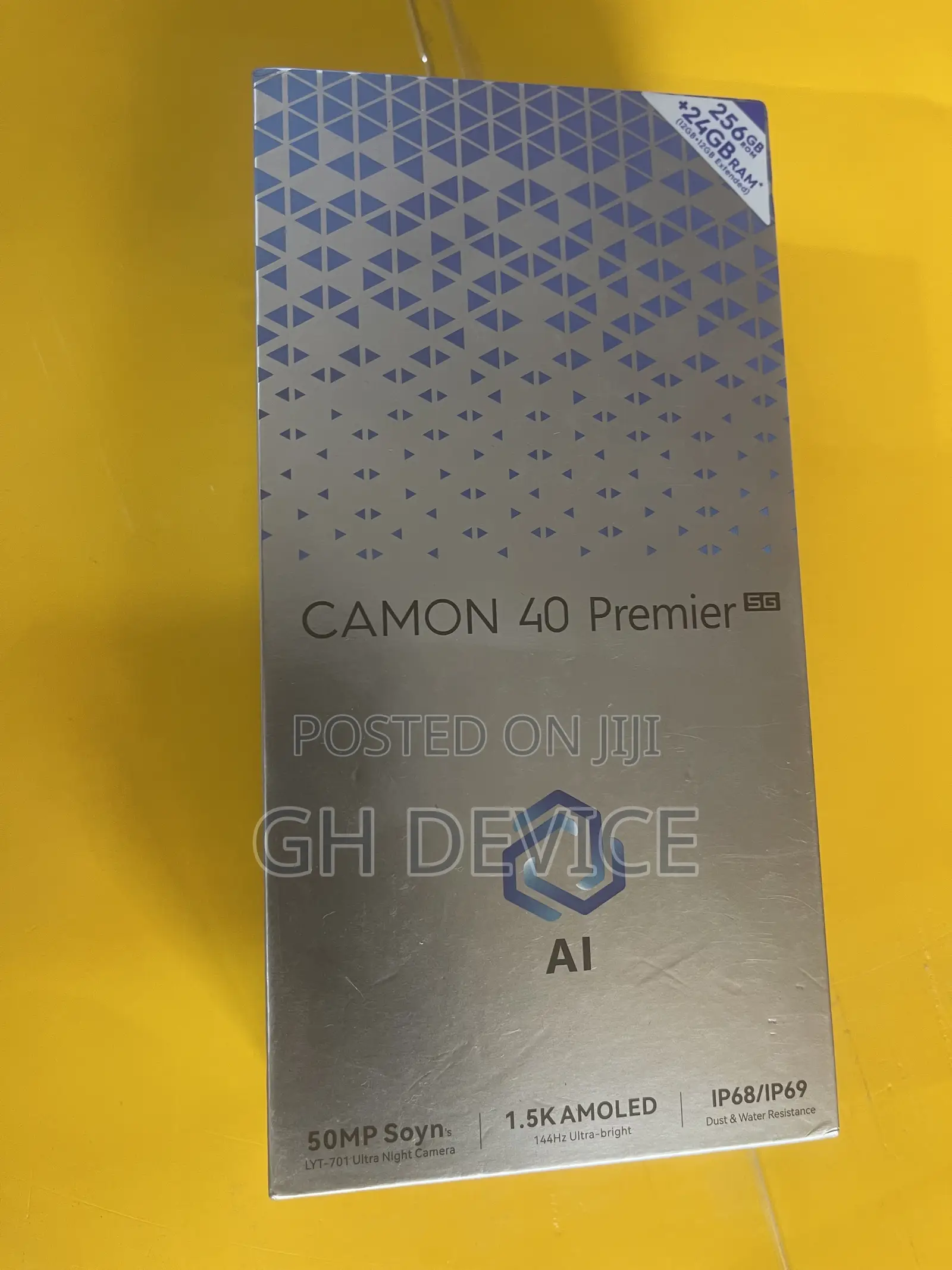 New Tecno Camon 40 Premier 5G 256 GB Black