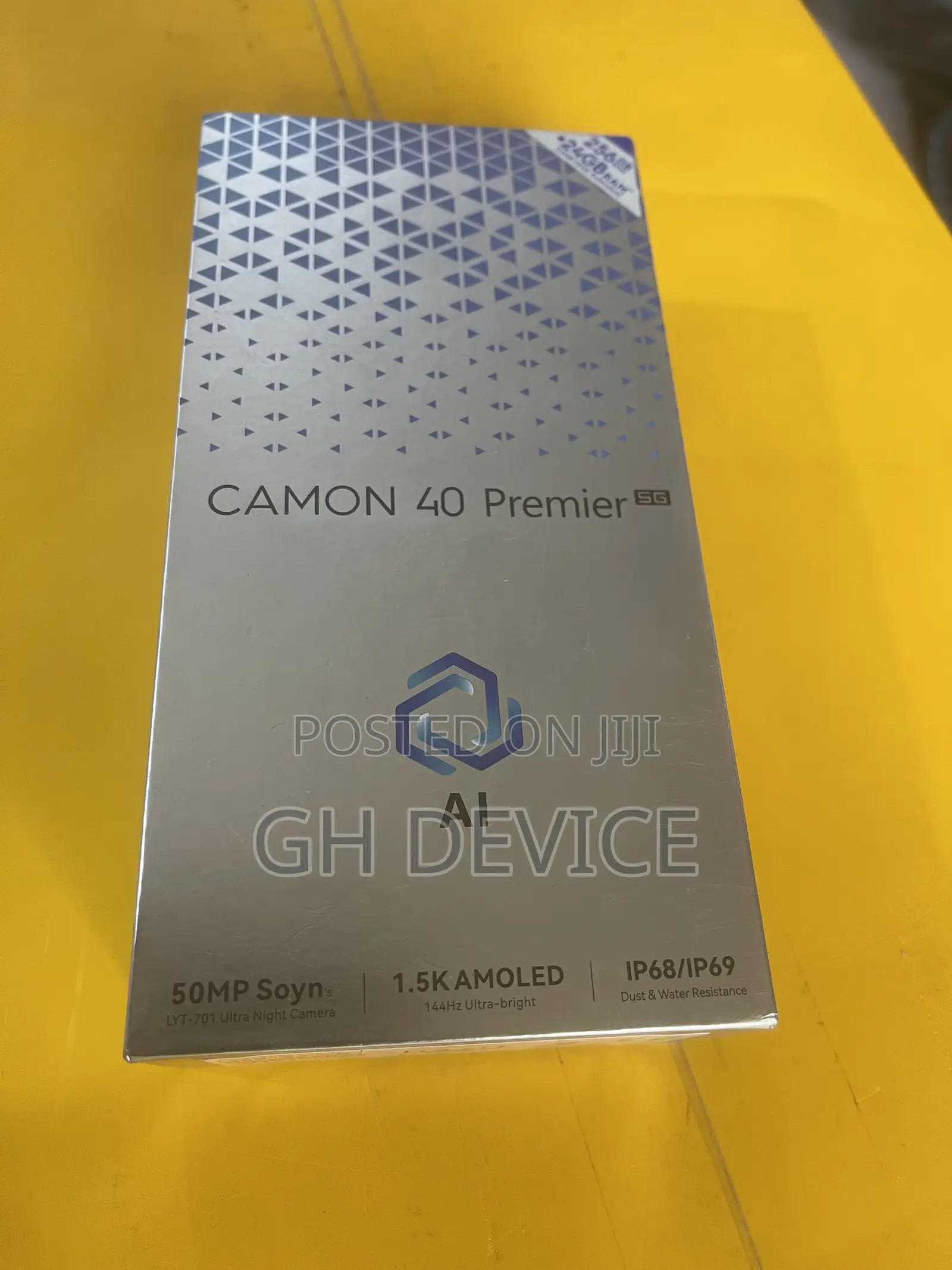 New Tecno Camon 40 Premier 5G 256 GB Black