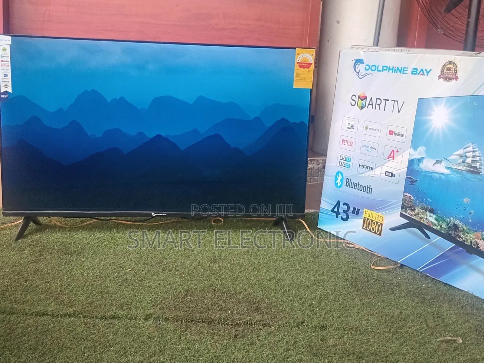 Dolphin Bay 43” Smart LED Television Full HD 1080p With WiFi Bluetooth