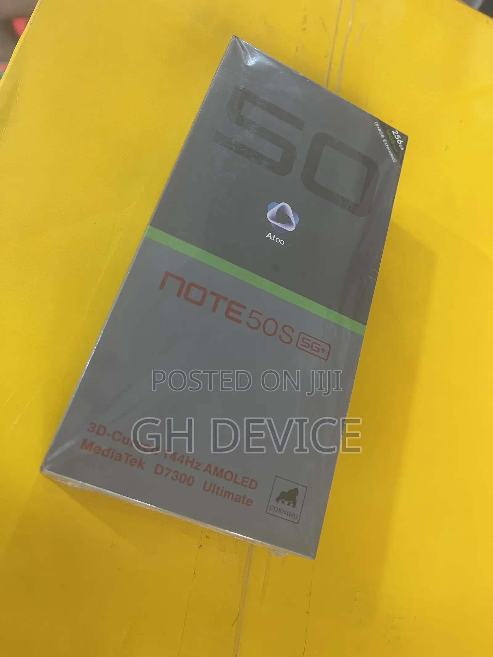 New Infinix Note 50s 256 GB Black