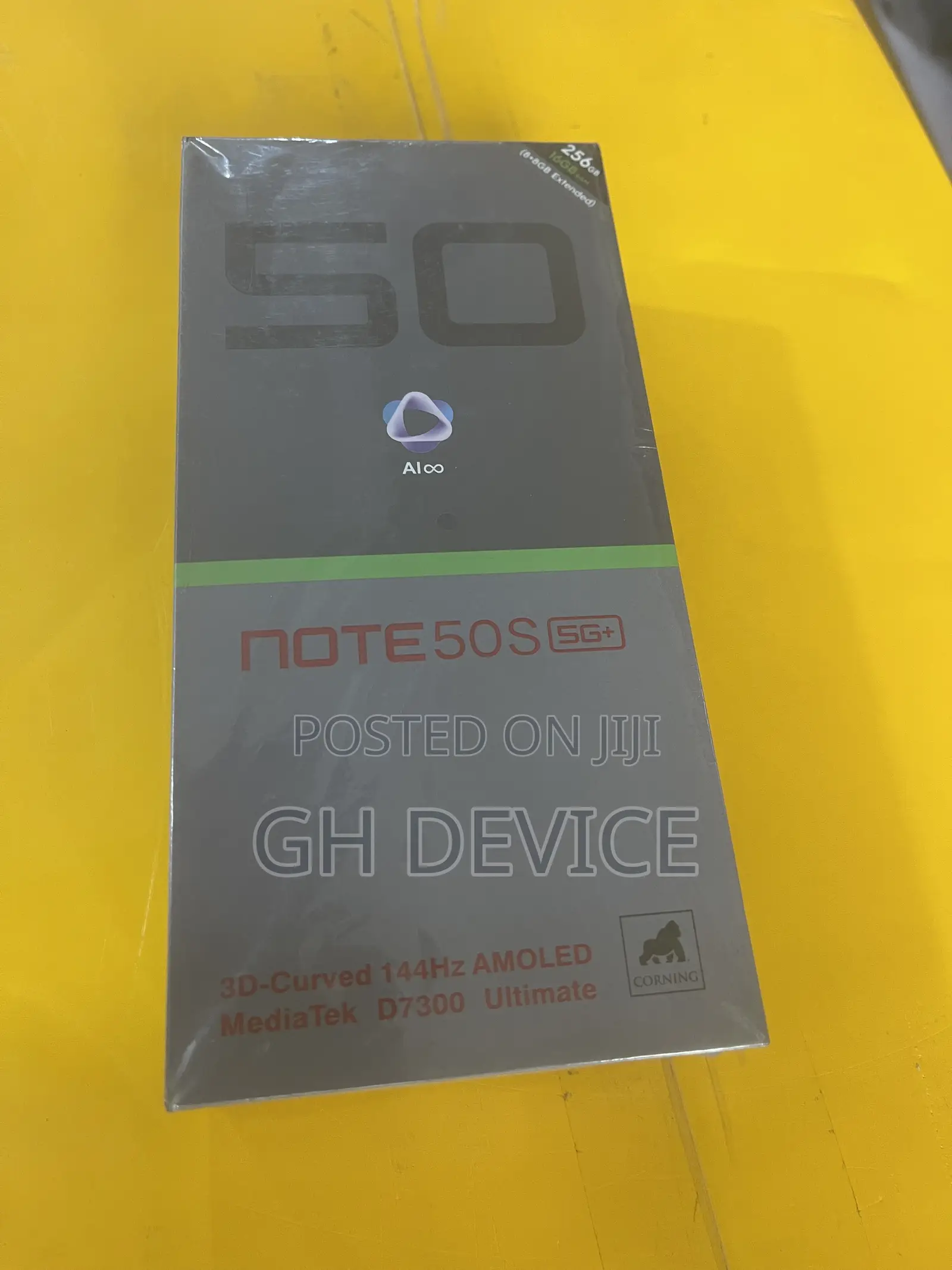 New Infinix Note 50s 256 GB Black