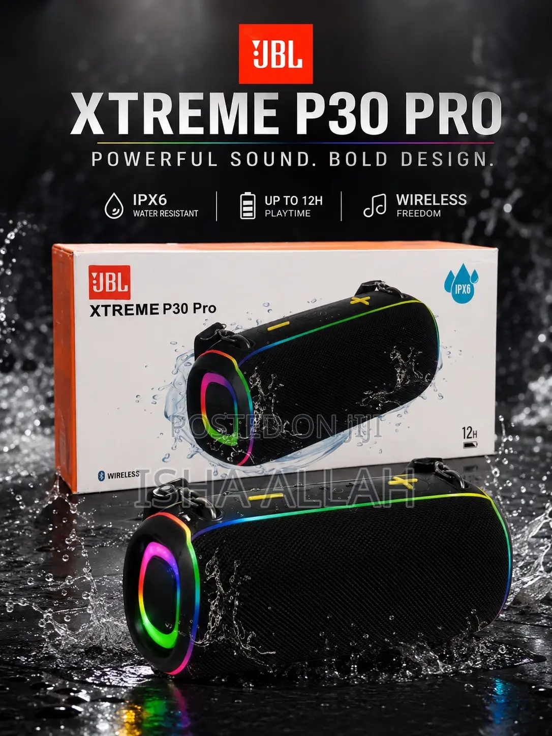Boombox Jb-721 Portable Bluetooth Speaker