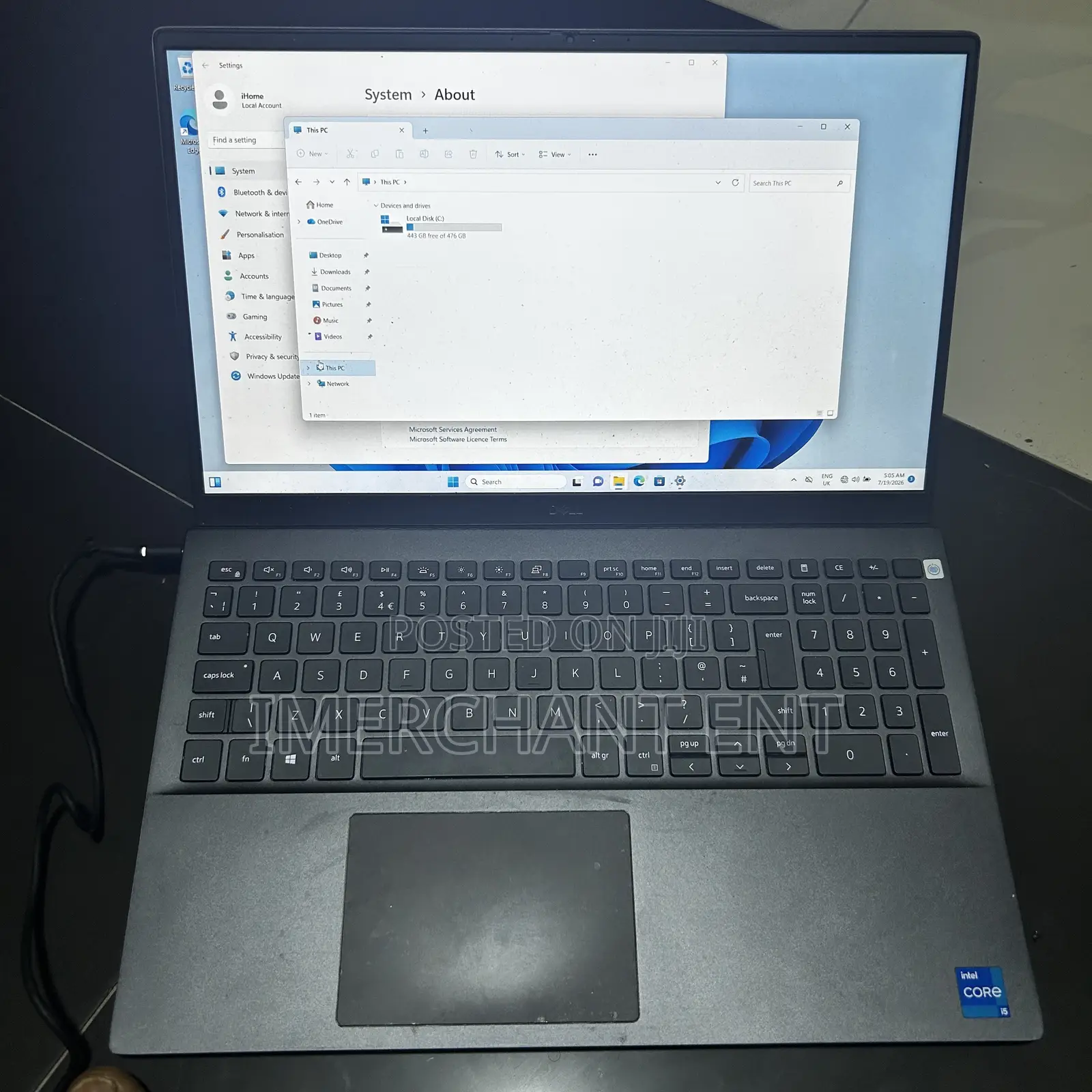 Laptop Dell Vostro 15 5501 16GB Intel Core i5 SSD 512GB