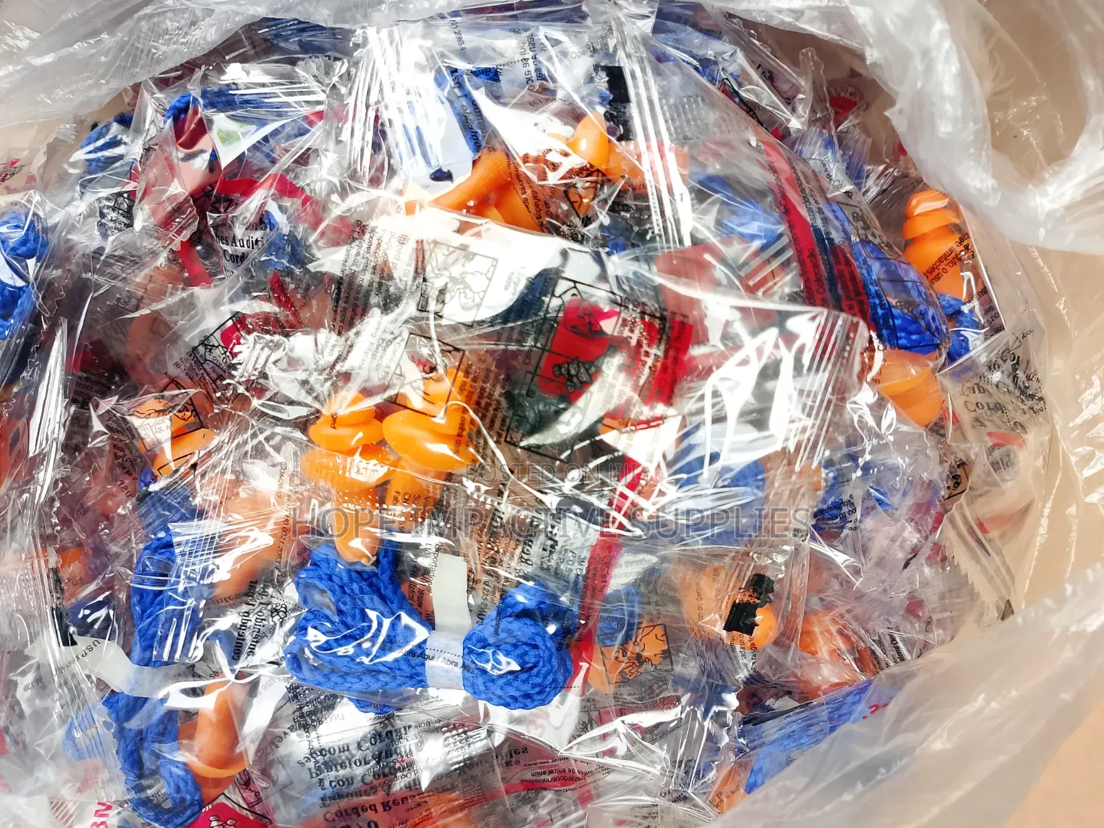 3M Safety Earplugs.