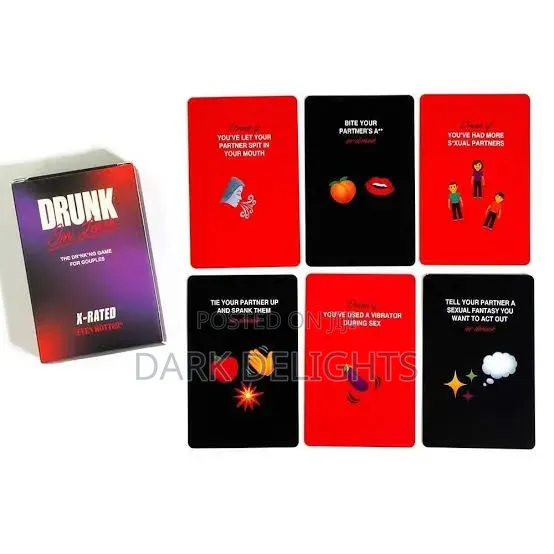 Couples Drinking Game Cards