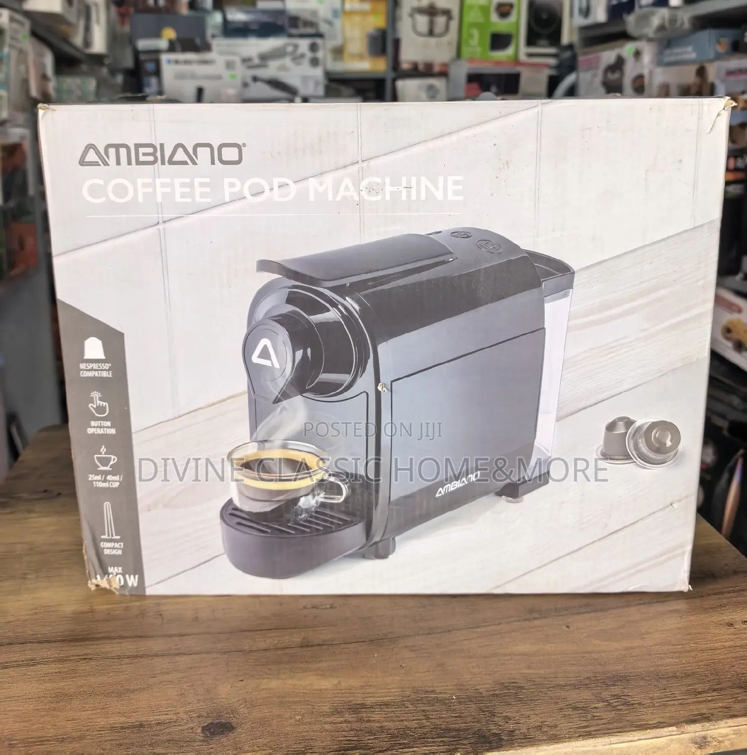 Ambiano Coffee Pod/ Nespresso Machine