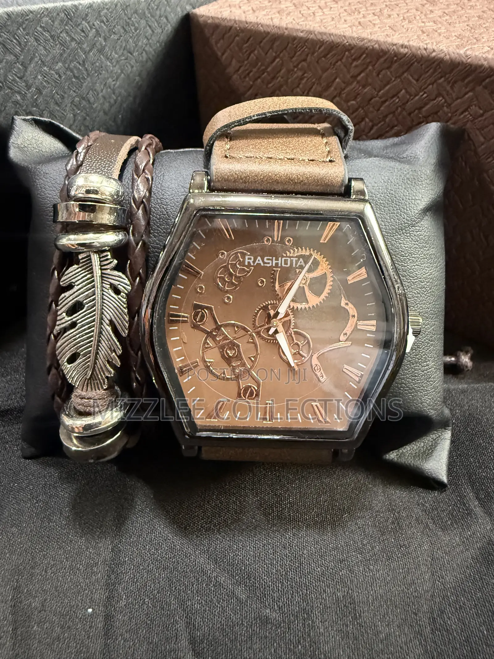 Quality Gift Set Boxed Watch and Bracelet for Men