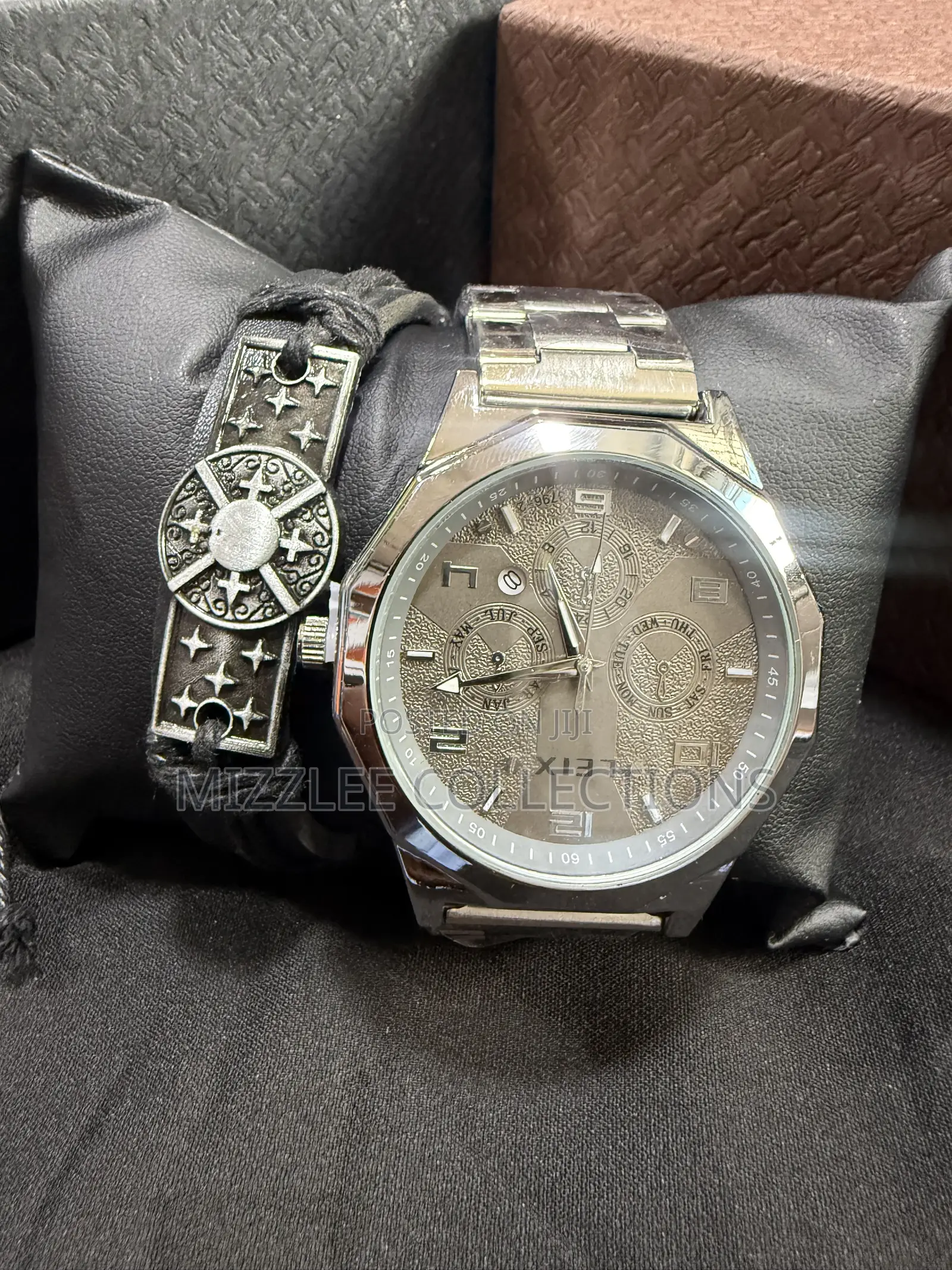 Quality Gift Set Boxed Watch and Bracelet for Men