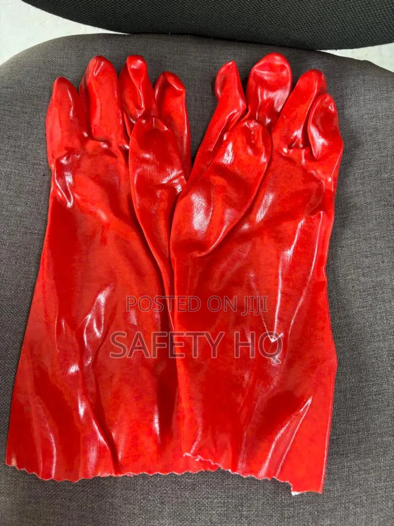 Red PVC Glove