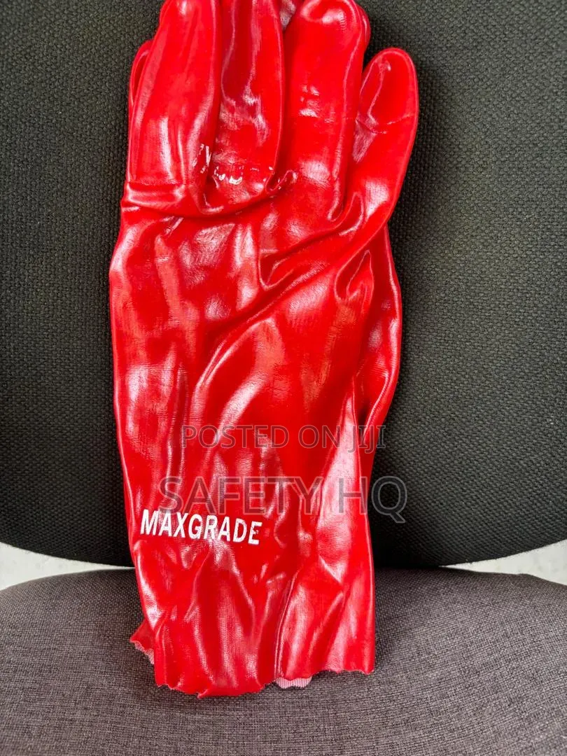 Red PVC Glove